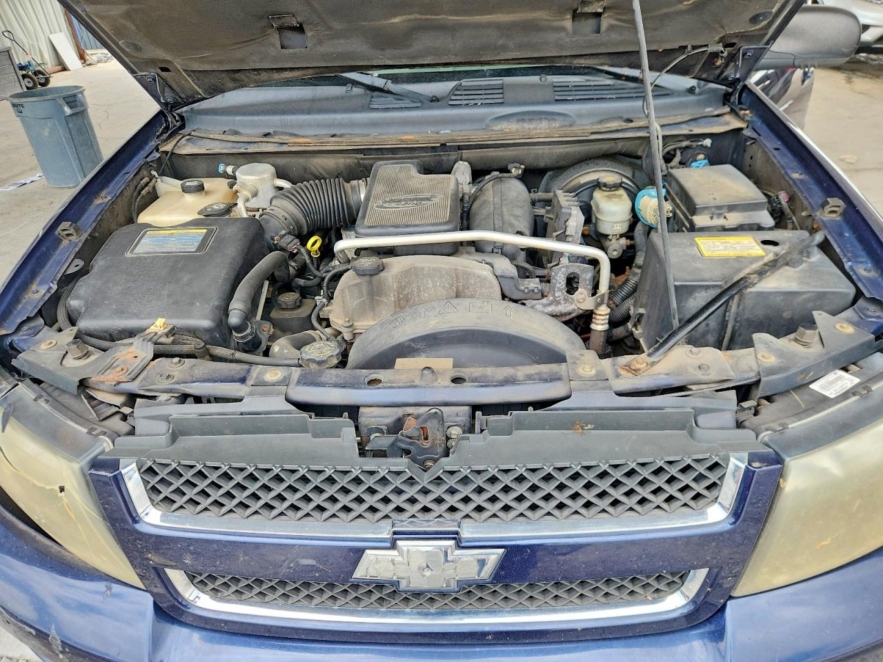 2008 Chevrolet Trailblazer Ls Синий vin: 1GNDS13S982121602