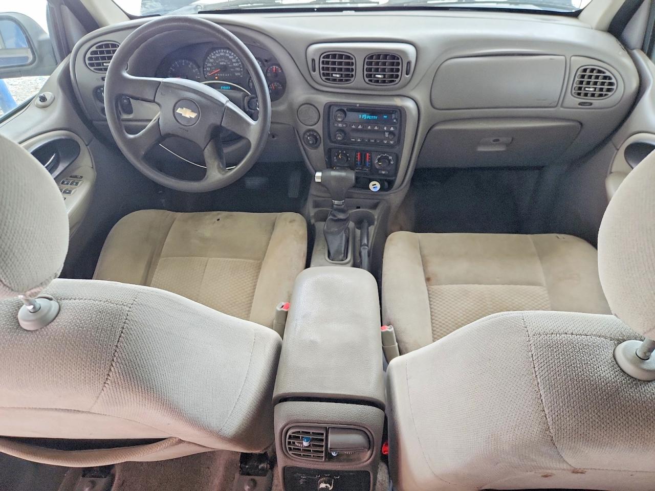 2008 Chevrolet Trailblazer Ls Синий vin: 1GNDS13S982121602