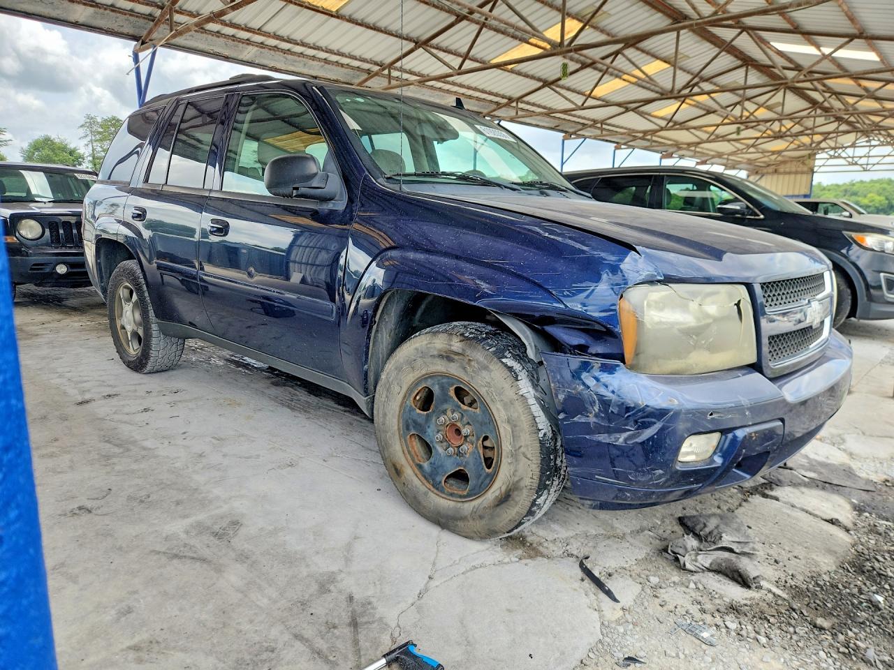 2008 Chevrolet Trailblazer Ls Синий vin: 1GNDS13S982121602