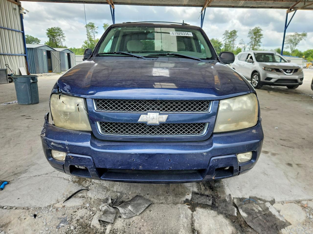 2008 Chevrolet Trailblazer Ls Синий vin: 1GNDS13S982121602
