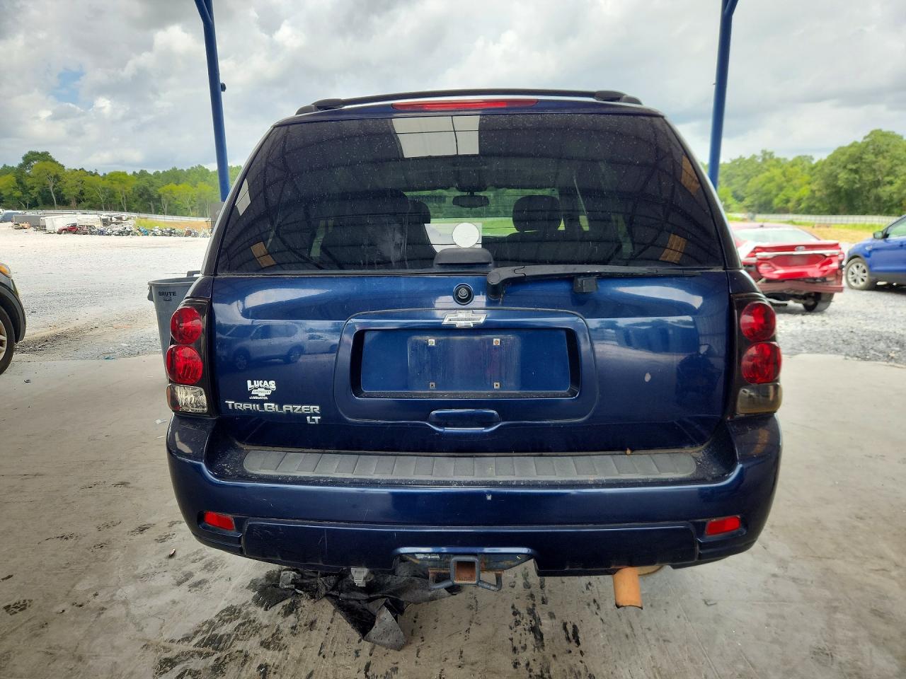 2008 Chevrolet Trailblazer Ls Синий vin: 1GNDS13S982121602