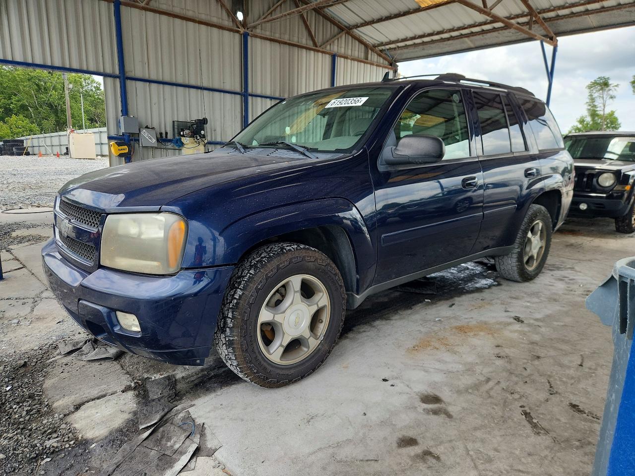 2008 Chevrolet Trailblazer Ls Синий vin: 1GNDS13S982121602