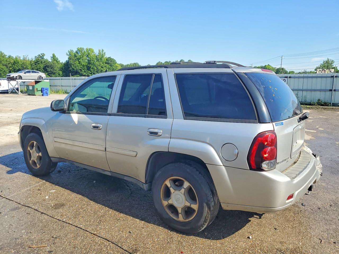 2008 Chevrolet Trailblazer Ls/lt Gray vin: 1GNDS13S982187387