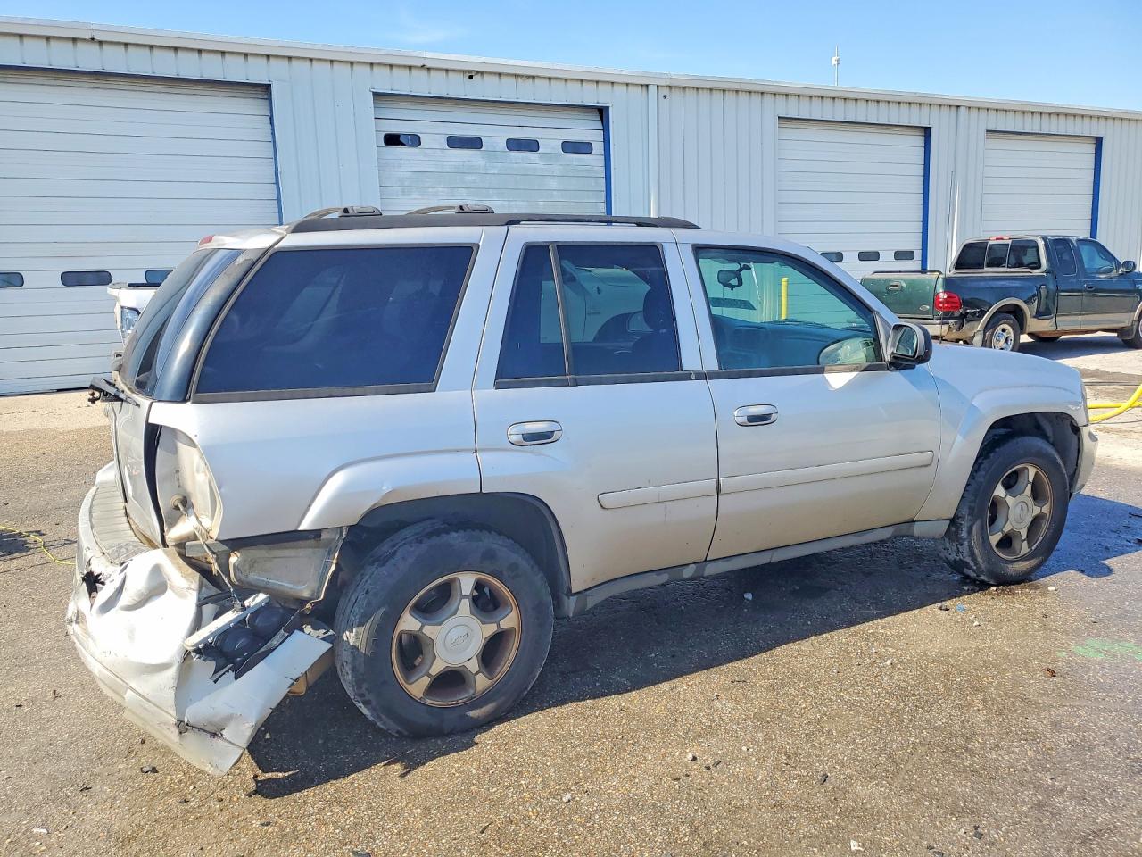 2008 Chevrolet Trailblazer Ls/lt Gray vin: 1GNDS13S982187387