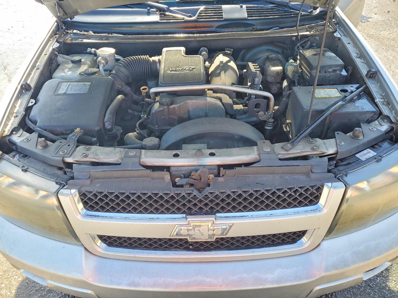2008 Chevrolet Trailblazer Ls/lt Gray vin: 1GNDS13S982187387