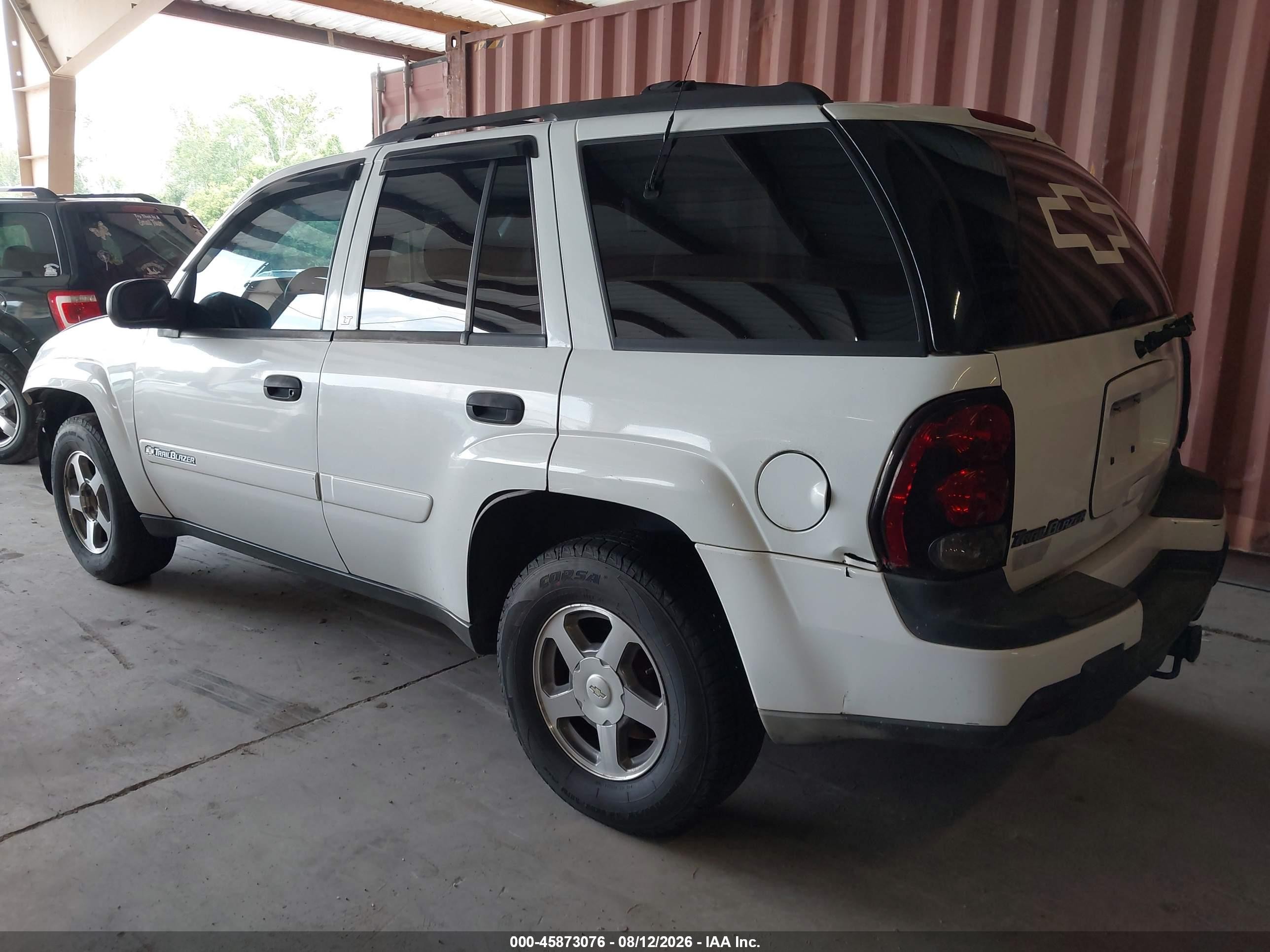 2003 Chevrolet Trailblazer Lt White vin: 1GNDS13SX32112366