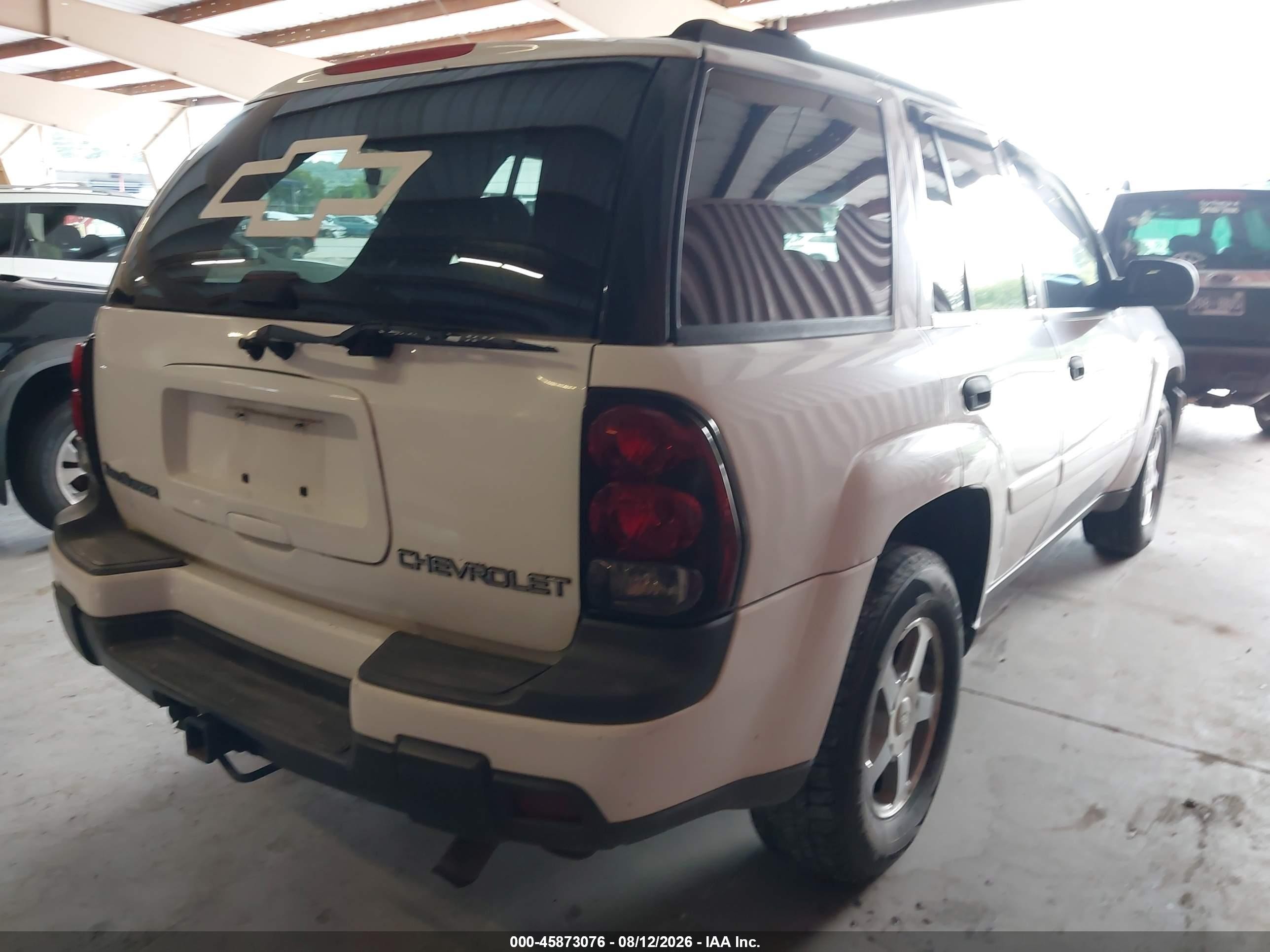 2003 Chevrolet Trailblazer Lt White vin: 1GNDS13SX32112366