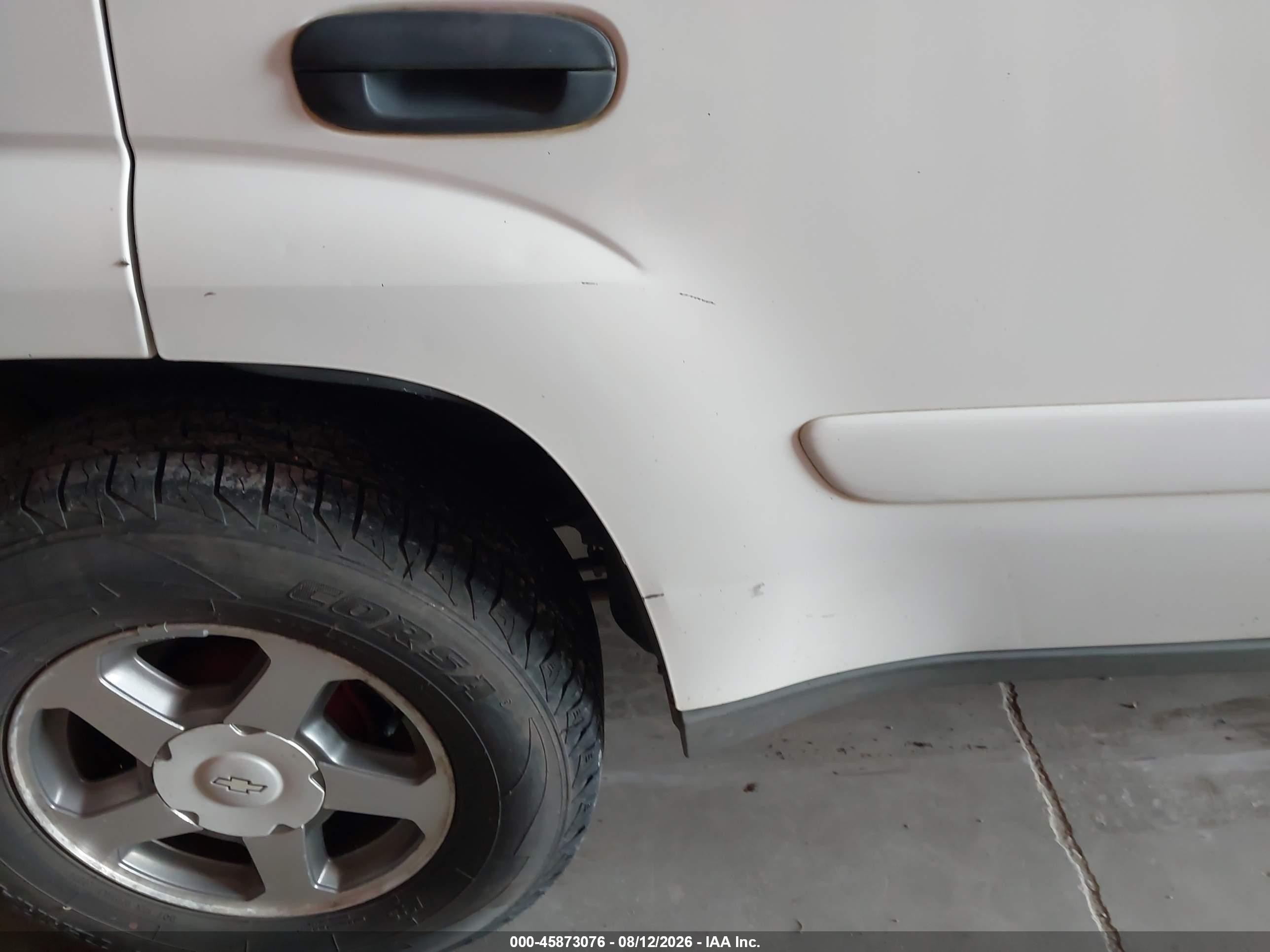2003 Chevrolet Trailblazer Lt White vin: 1GNDS13SX32112366