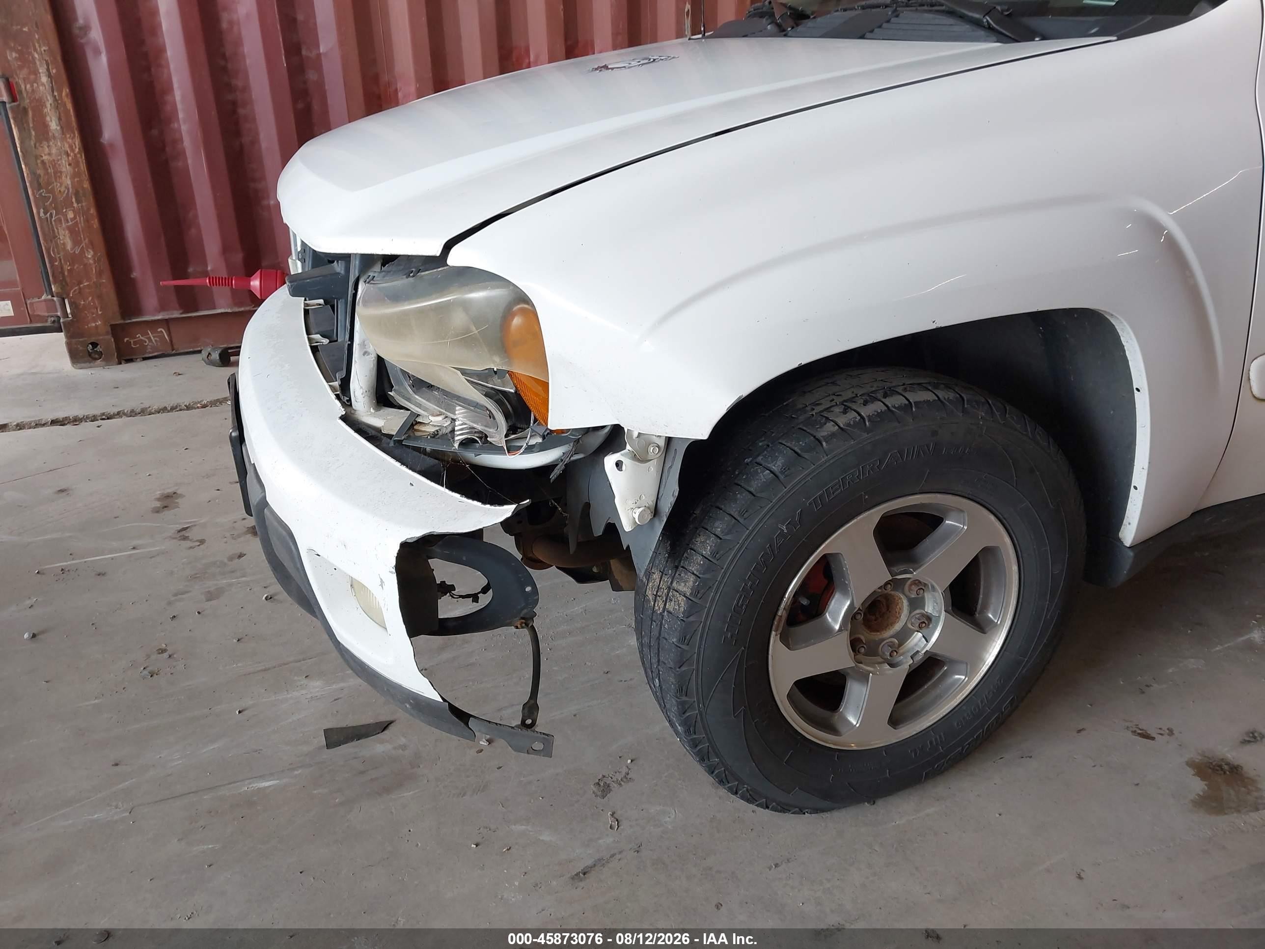 2003 Chevrolet Trailblazer Lt White vin: 1GNDS13SX32112366