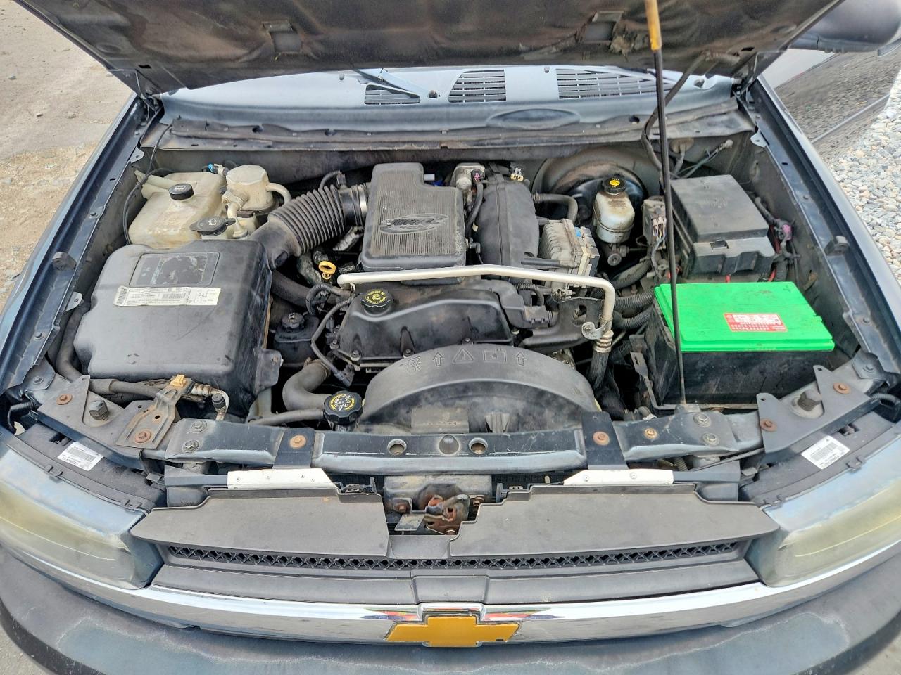2003 Chevrolet Trailblazer Gray vin: 1GNDS13SX32198231