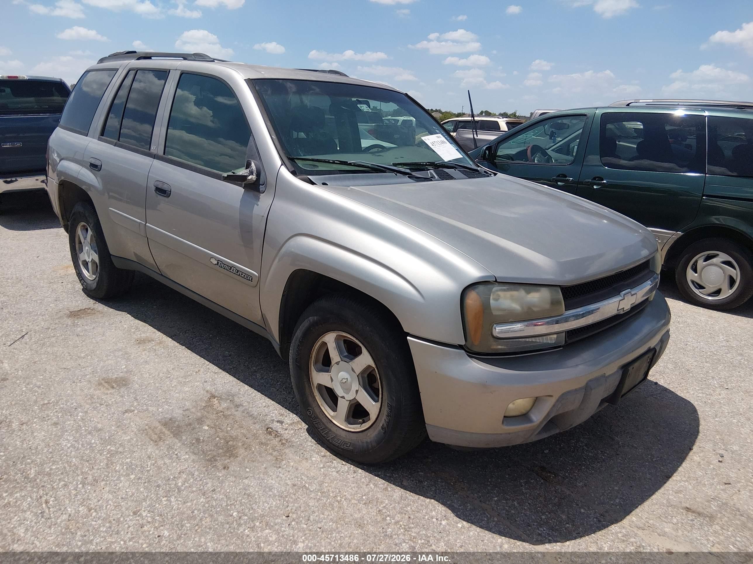 2003 Chevrolet Trailblazer Lt Silver vin: 1GNDS13SX32291797