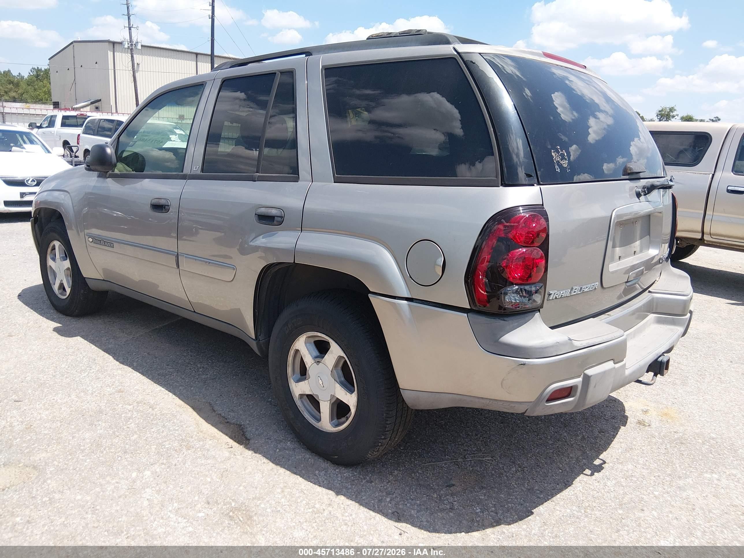 2003 Chevrolet Trailblazer Lt Серебряный vin: 1GNDS13SX32291797