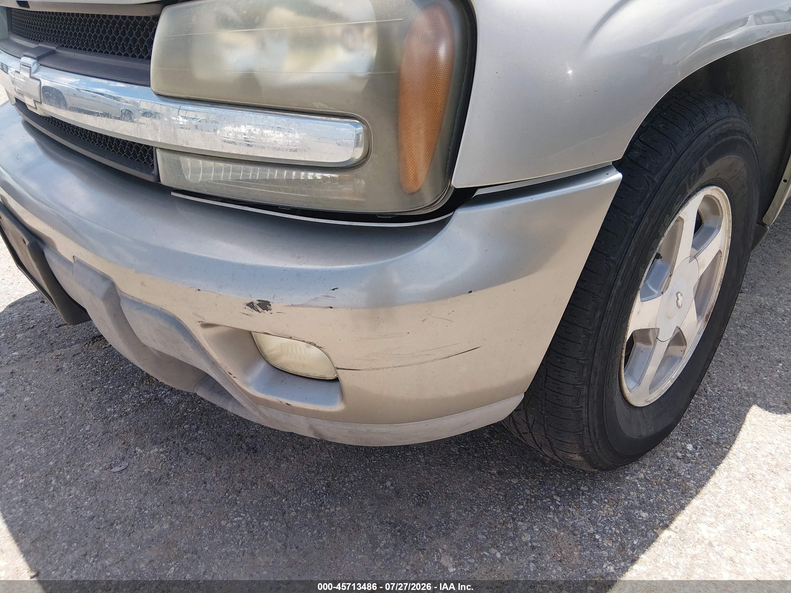 2003 Chevrolet Trailblazer Lt Серебряный vin: 1GNDS13SX32291797
