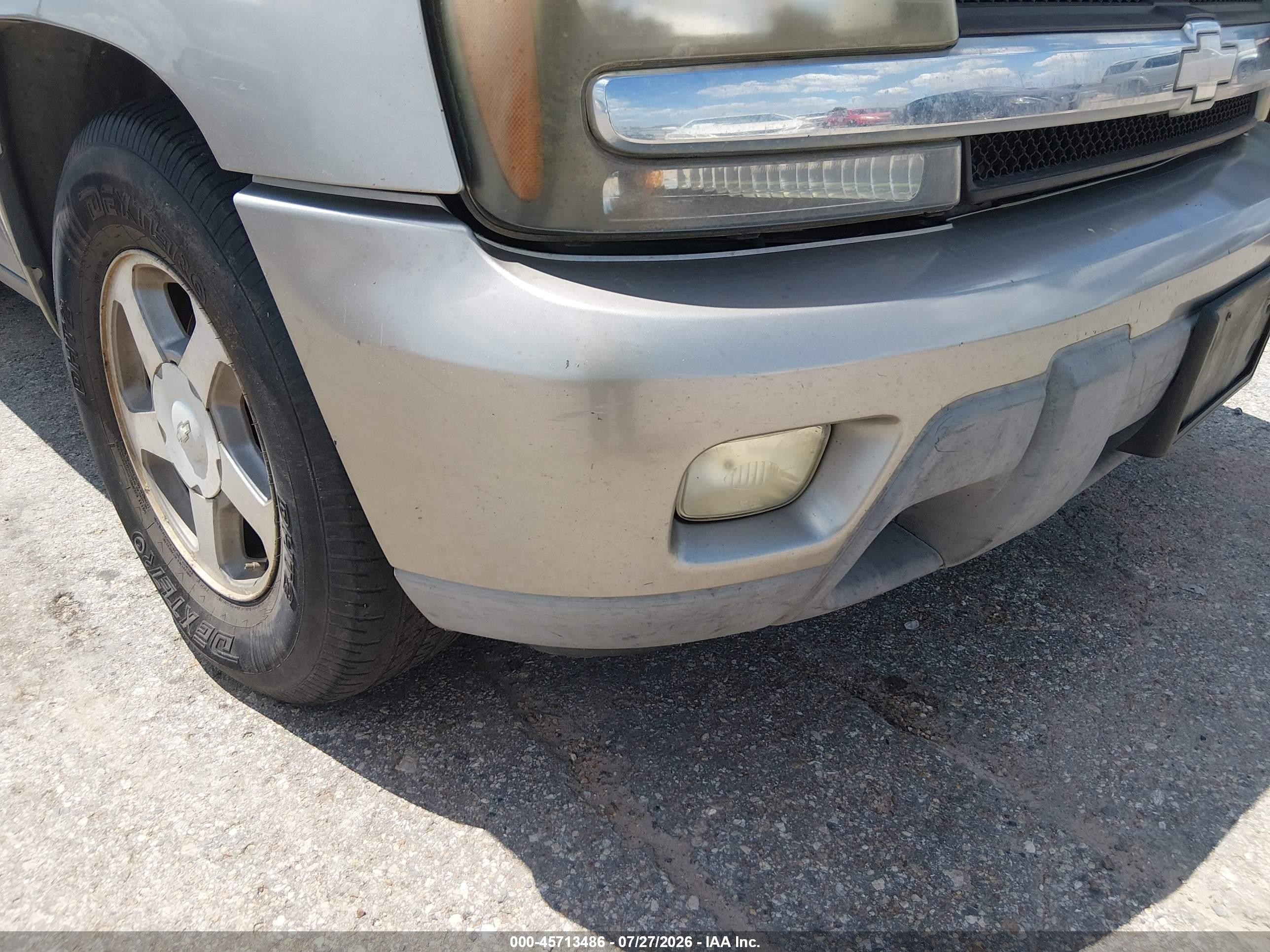 2003 Chevrolet Trailblazer Lt Серебряный vin: 1GNDS13SX32291797