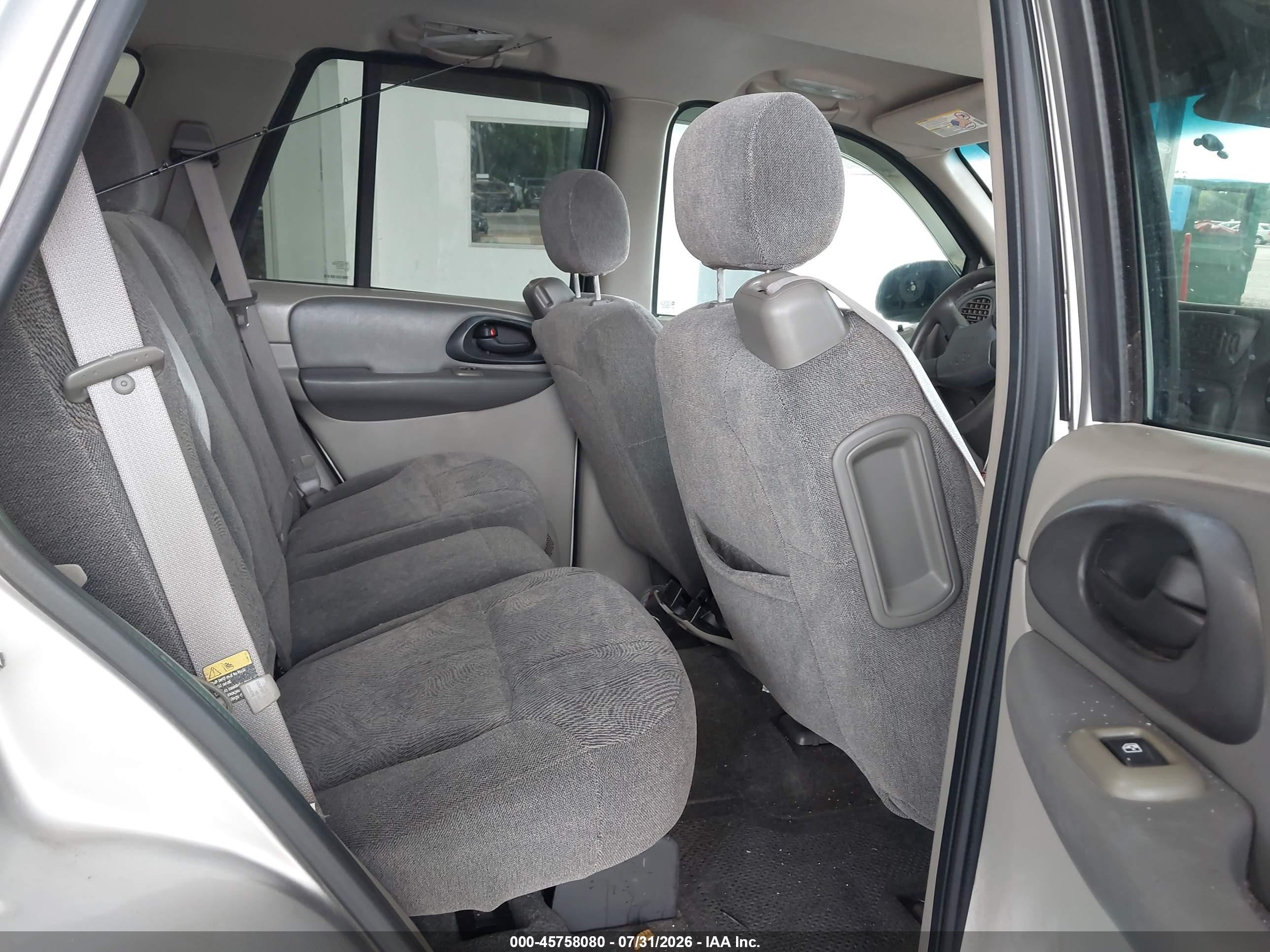 2004 Chevrolet Trailblazer Ls Silver vin: 1GNDS13SX42247817