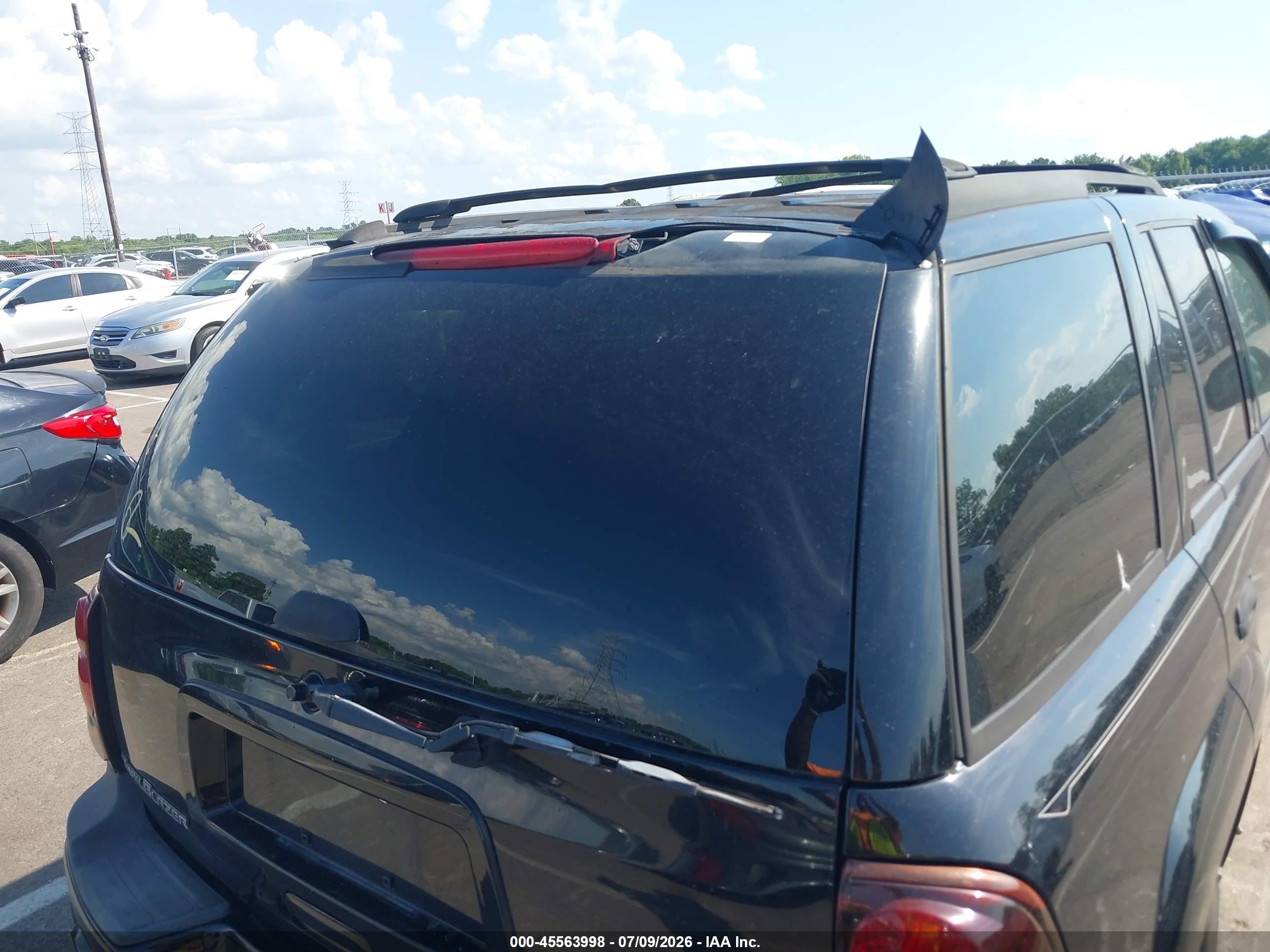 2004 Chevrolet Trailblazer Ls Black vin: 1GNDS13SX42363874