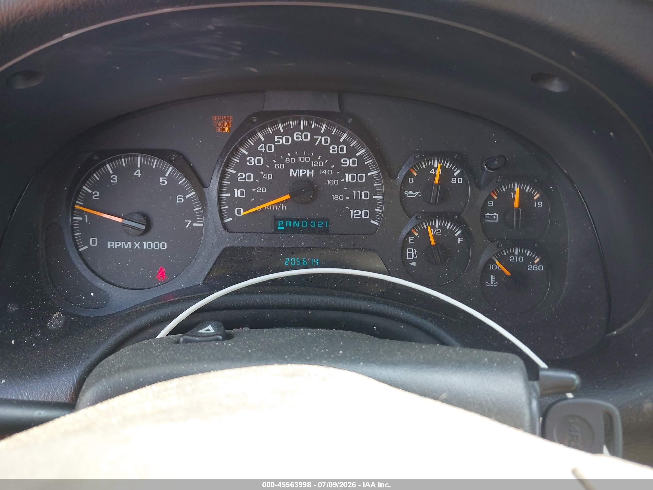 2004 Chevrolet Trailblazer Ls Black vin: 1GNDS13SX42363874