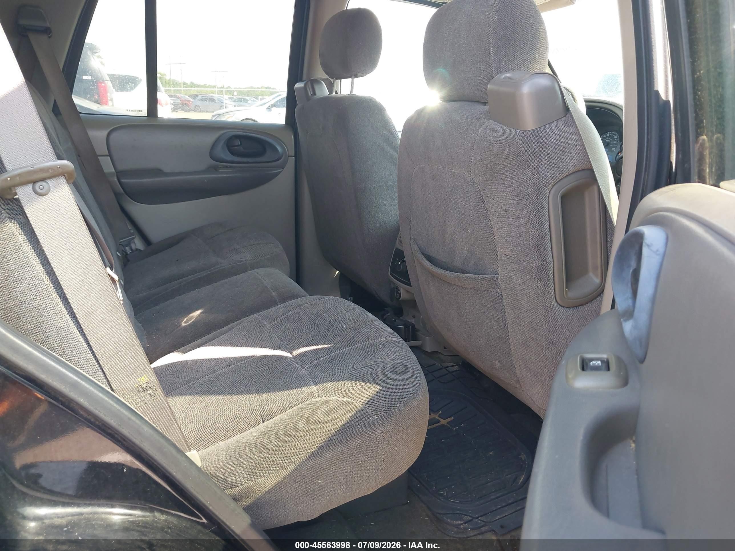 2004 Chevrolet Trailblazer Ls Black vin: 1GNDS13SX42363874