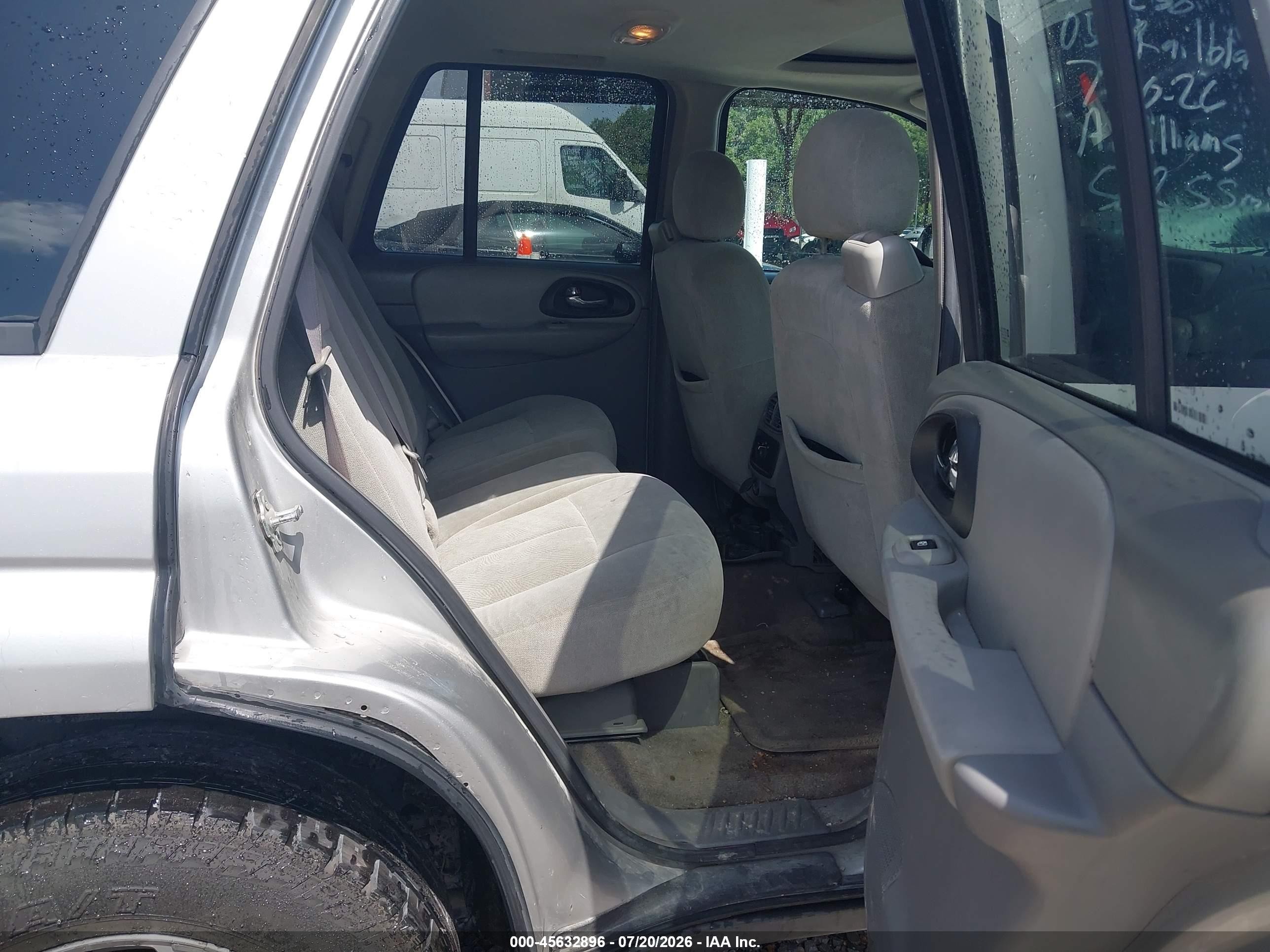2005 Chevrolet Trailblazer Ls Silver vin: 1GNDS13SX52277238