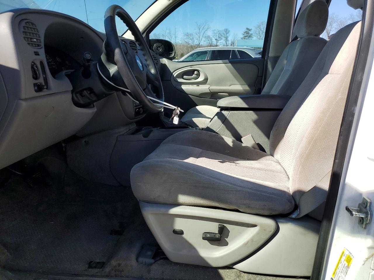 2008 Chevrolet Trailblazer Ls White vin: 1GNDS13SX82146735