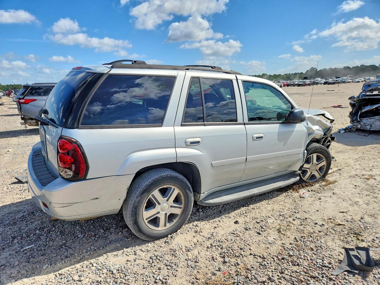 2008 Chevrolet Trailblazer Ls Gray vin: 1GNDS13SX82163986