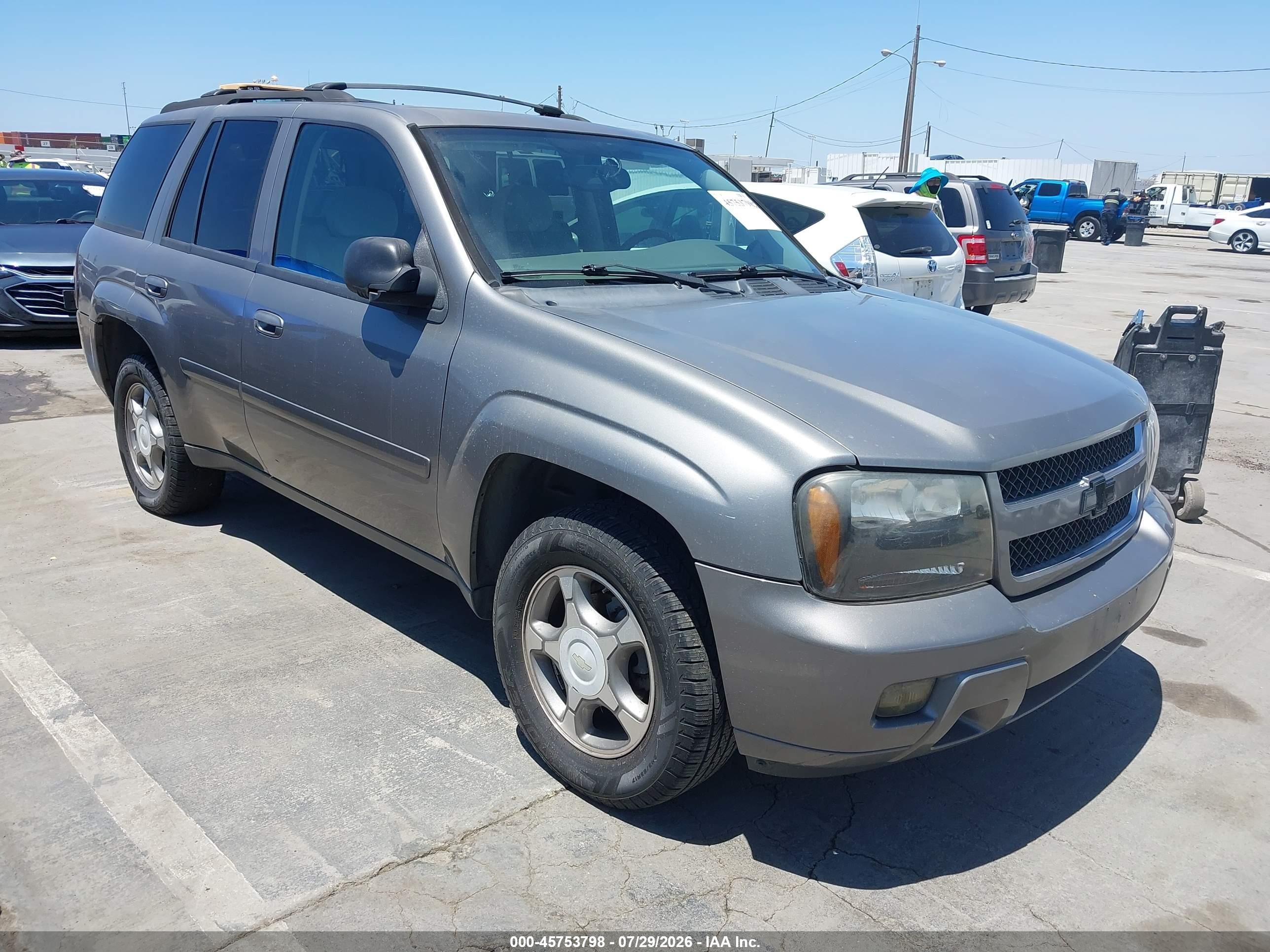 2009 Chevrolet Trailblazer Lt Pewter vin: 1GNDS33S192108419
