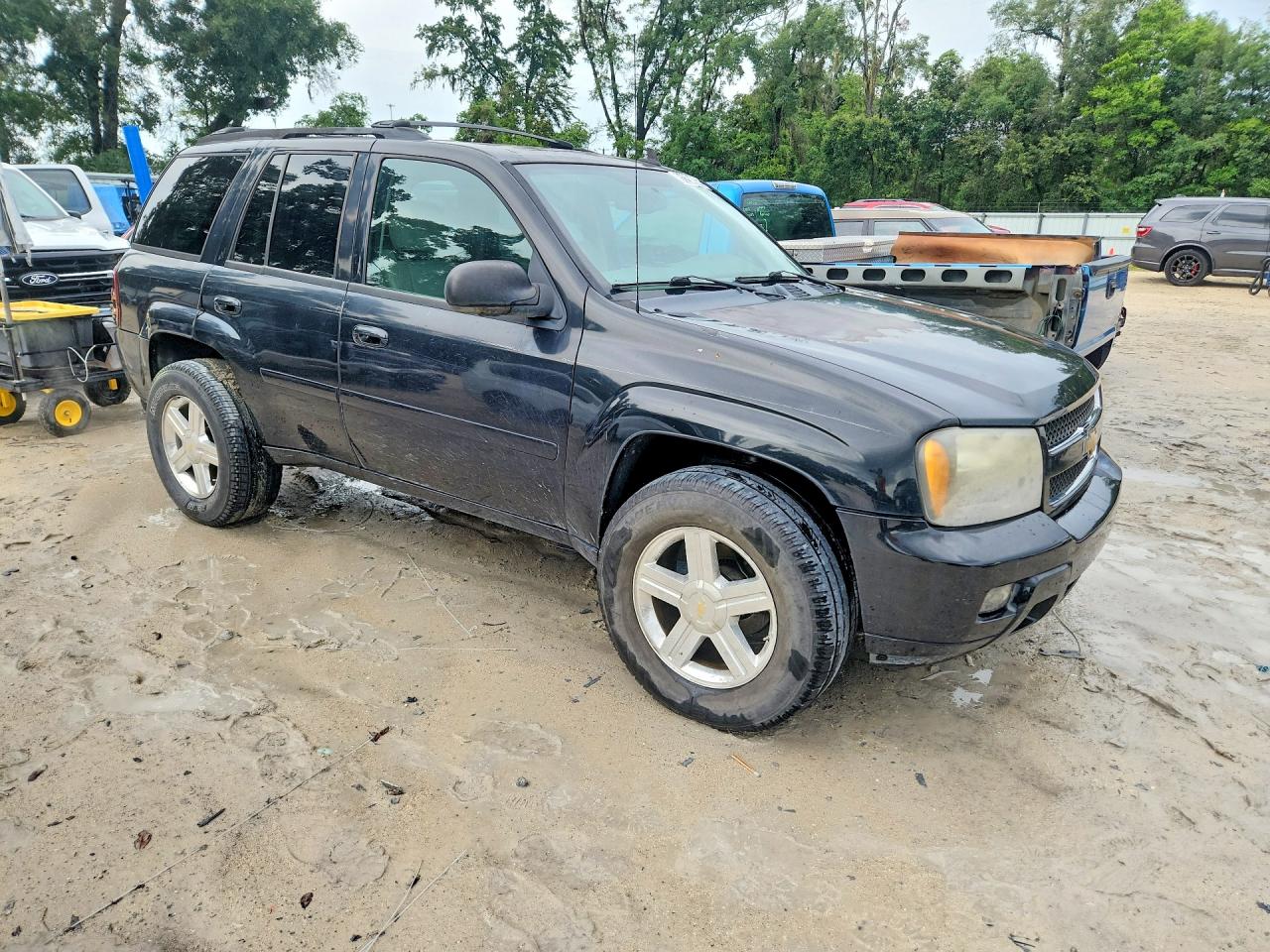 2009 Chevrolet Trailblazer Lt Black vin: 1GNDS33S492127756