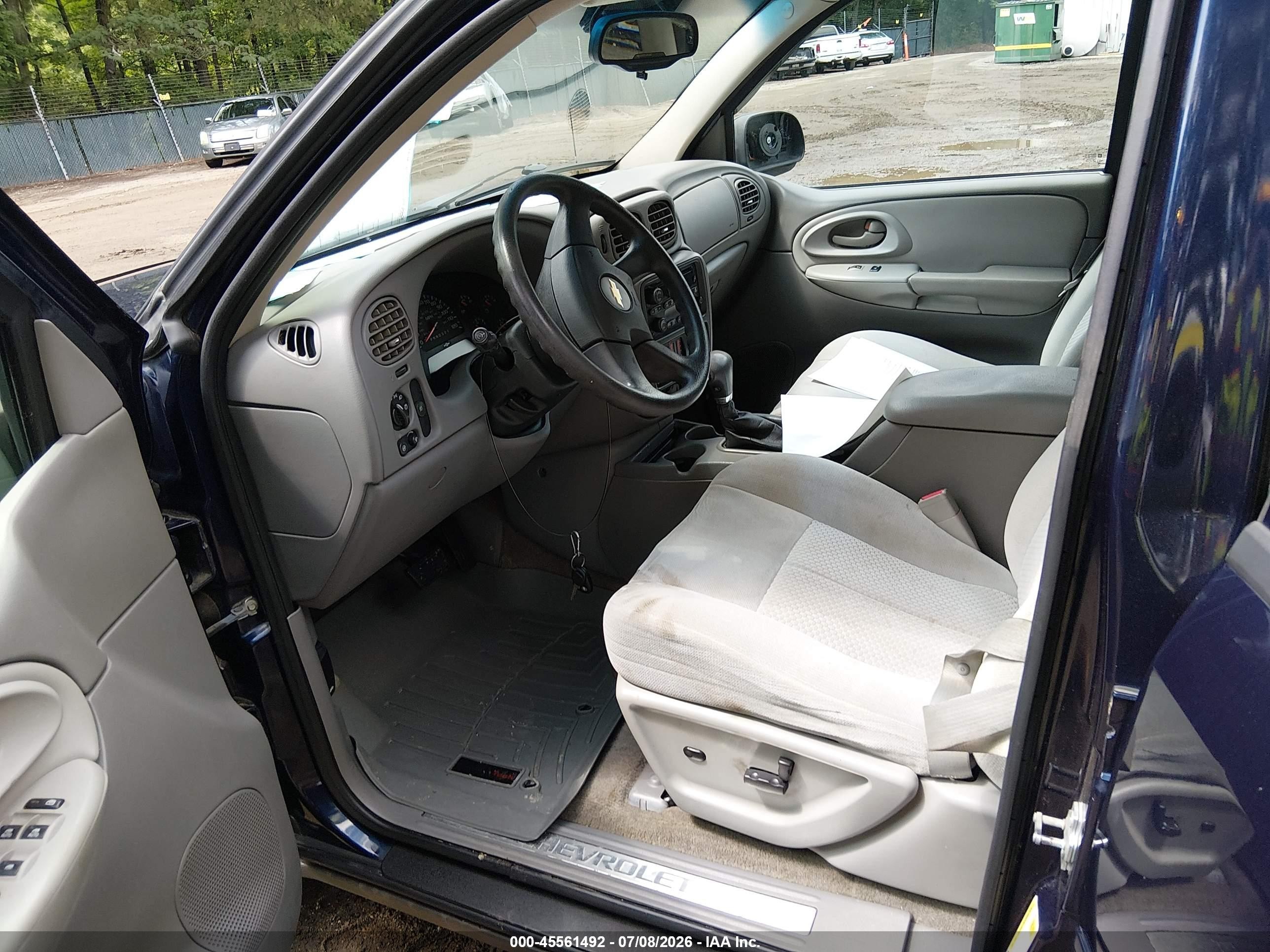 2009 Chevrolet Trailblazer Lt Blue vin: 1GNDS33S592107533