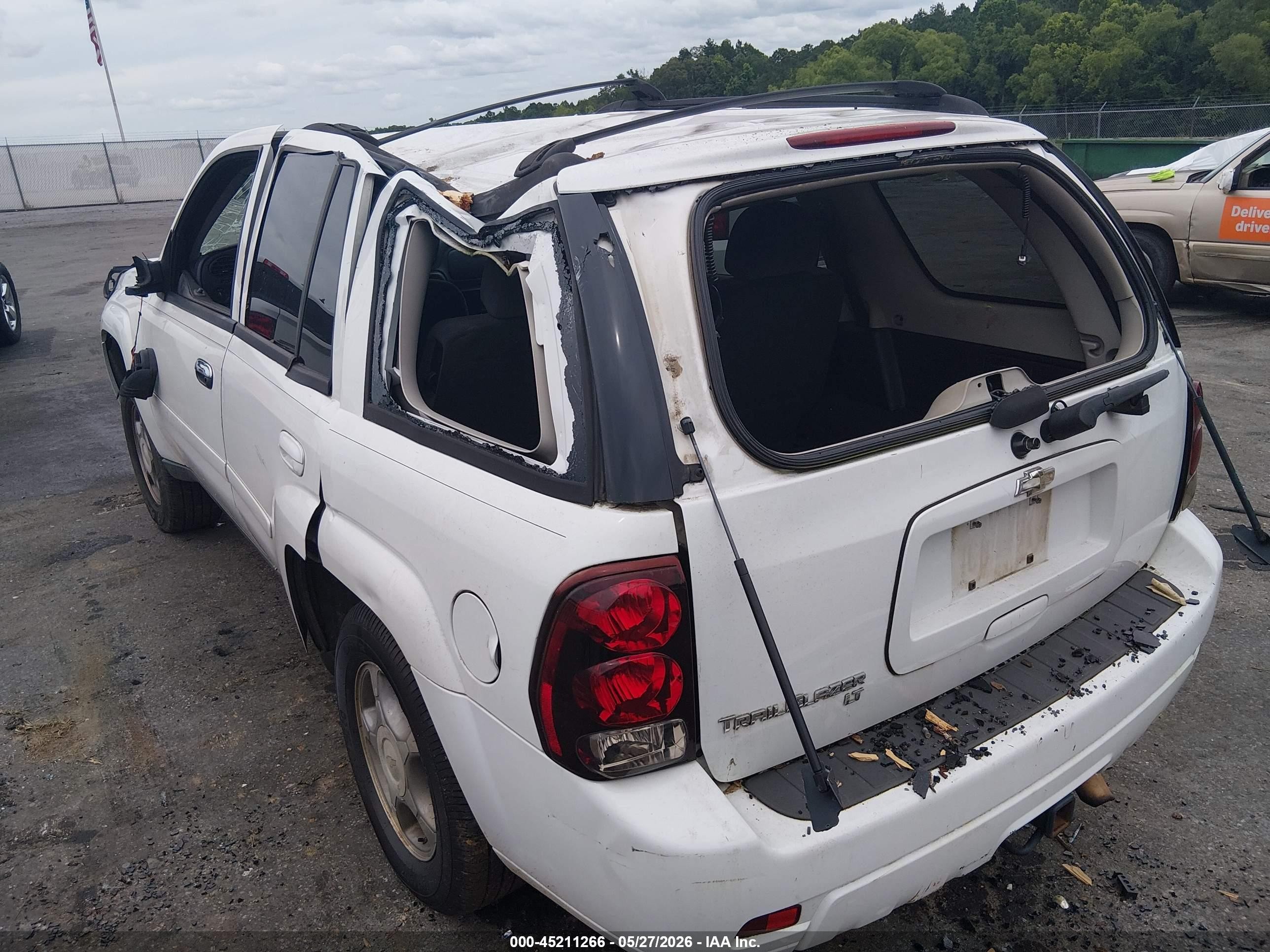 2009 Chevrolet Trailblazer Lt White vin: 1GNDS33SX92107379