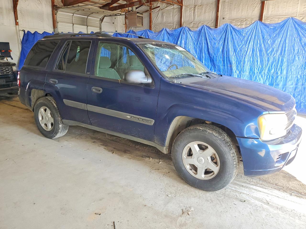 2003 Chevrolet Trailblazer Blue vin: 1GNDT13S032325808