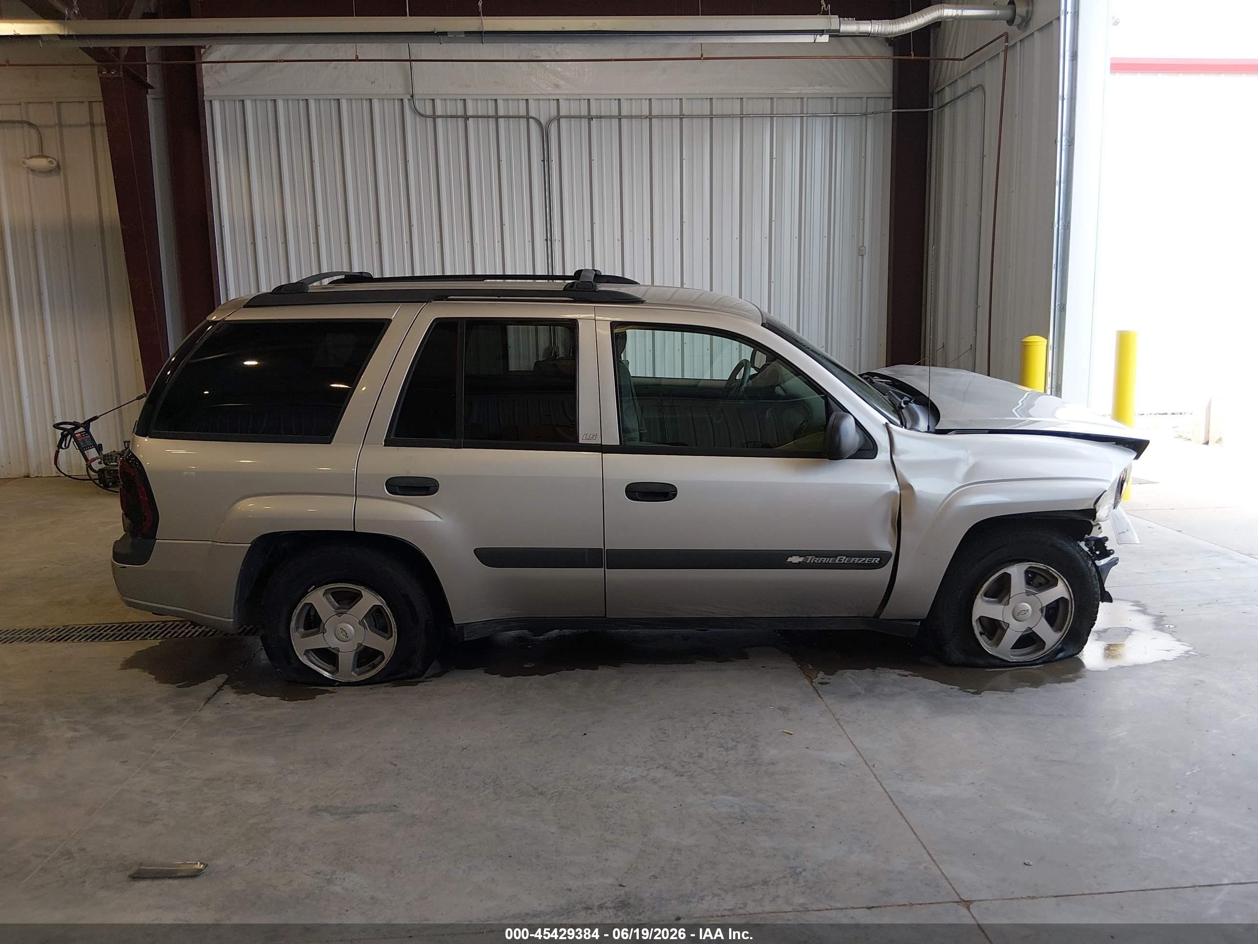 2004 Chevrolet Trailblazer Ls Серебряный vin: 1GNDT13S042266664