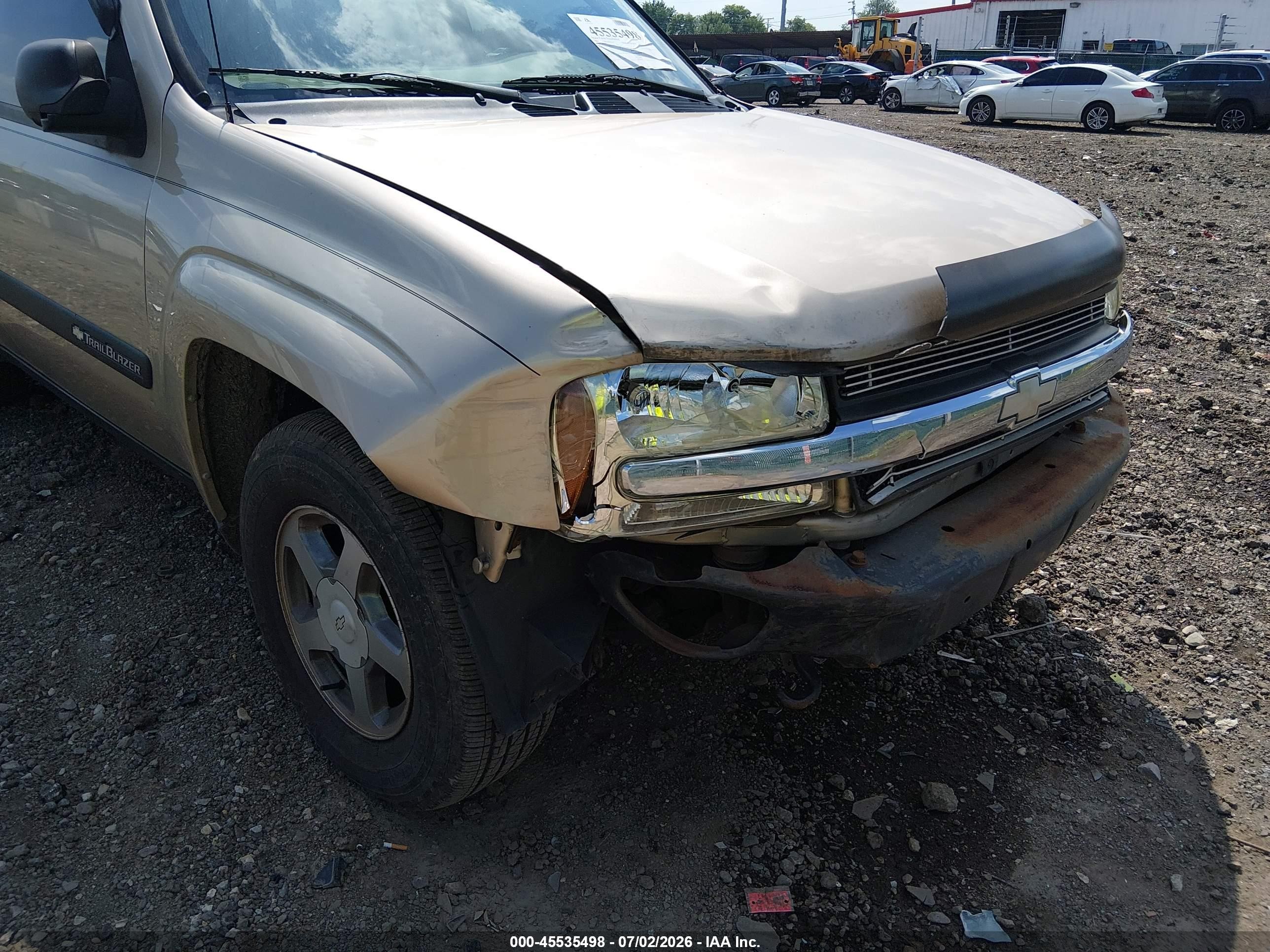 2004 Chevrolet Trailblazer Ls Gold vin: 1GNDT13S042309545