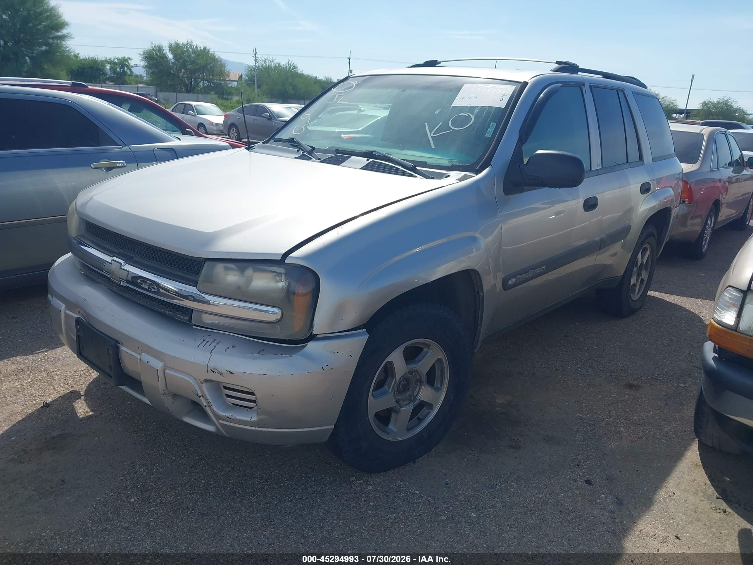 2004 Chevrolet Trailblazer Ls Champagne vin: 1GNDT13S042332615