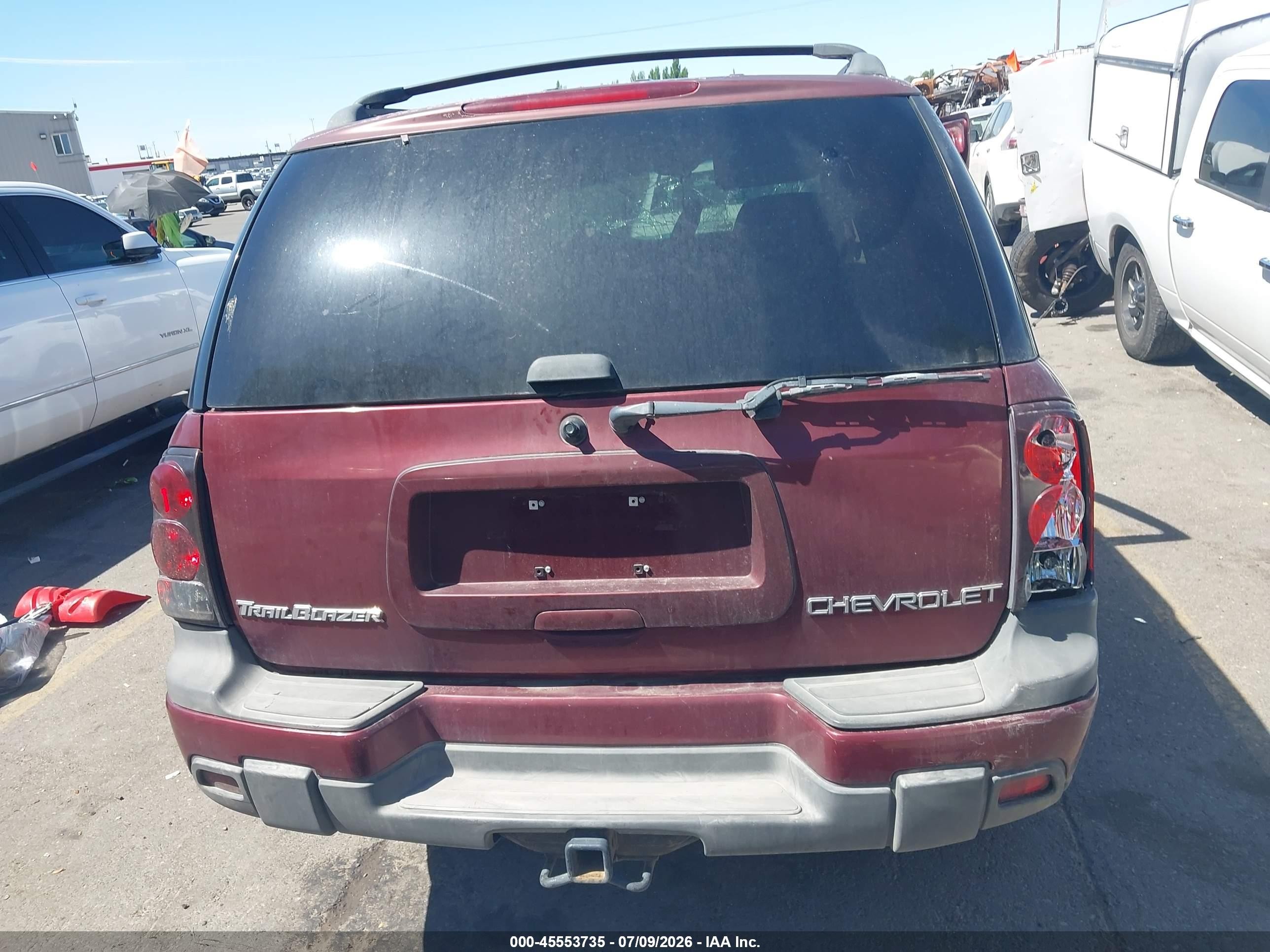 2004 Chevrolet Trailblazer Lt Red vin: 1GNDT13S042378669