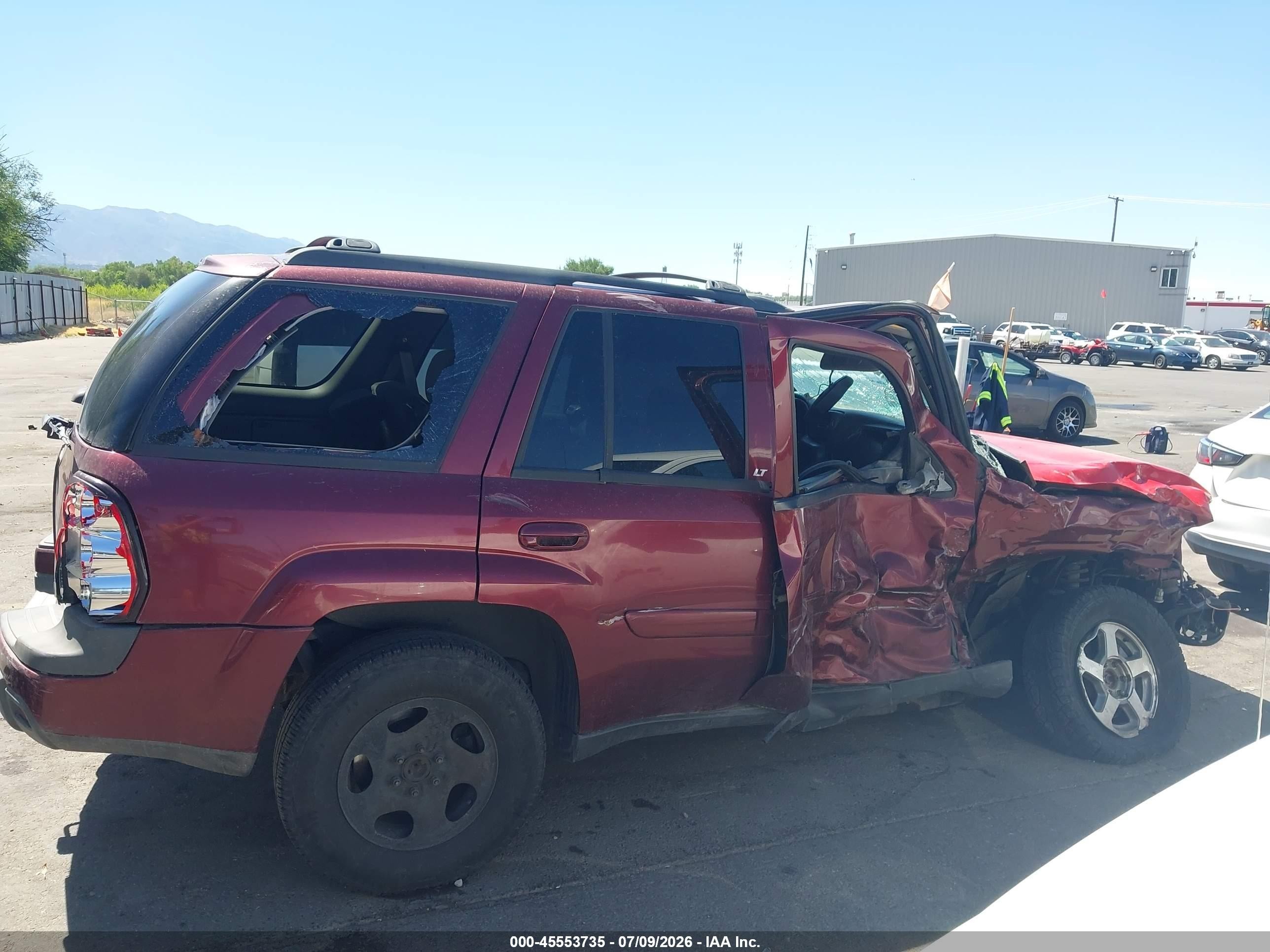 2004 Chevrolet Trailblazer Lt Red vin: 1GNDT13S042378669