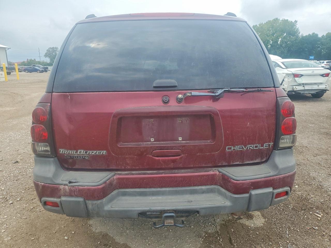 2004 Chevrolet Trailblazer Ls Maroon vin: 1GNDT13S042385590