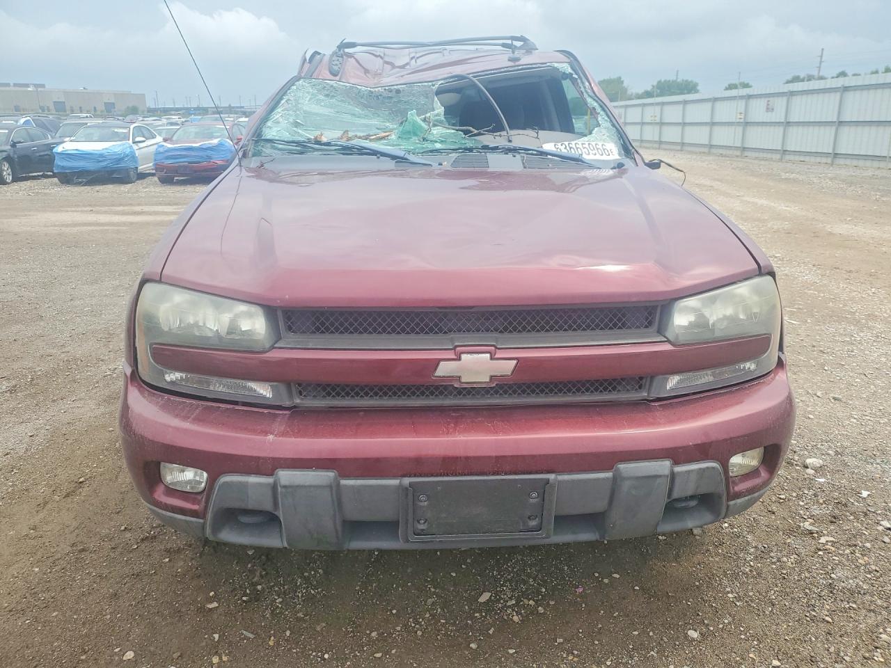 2004 Chevrolet Trailblazer Ls Maroon vin: 1GNDT13S042385590