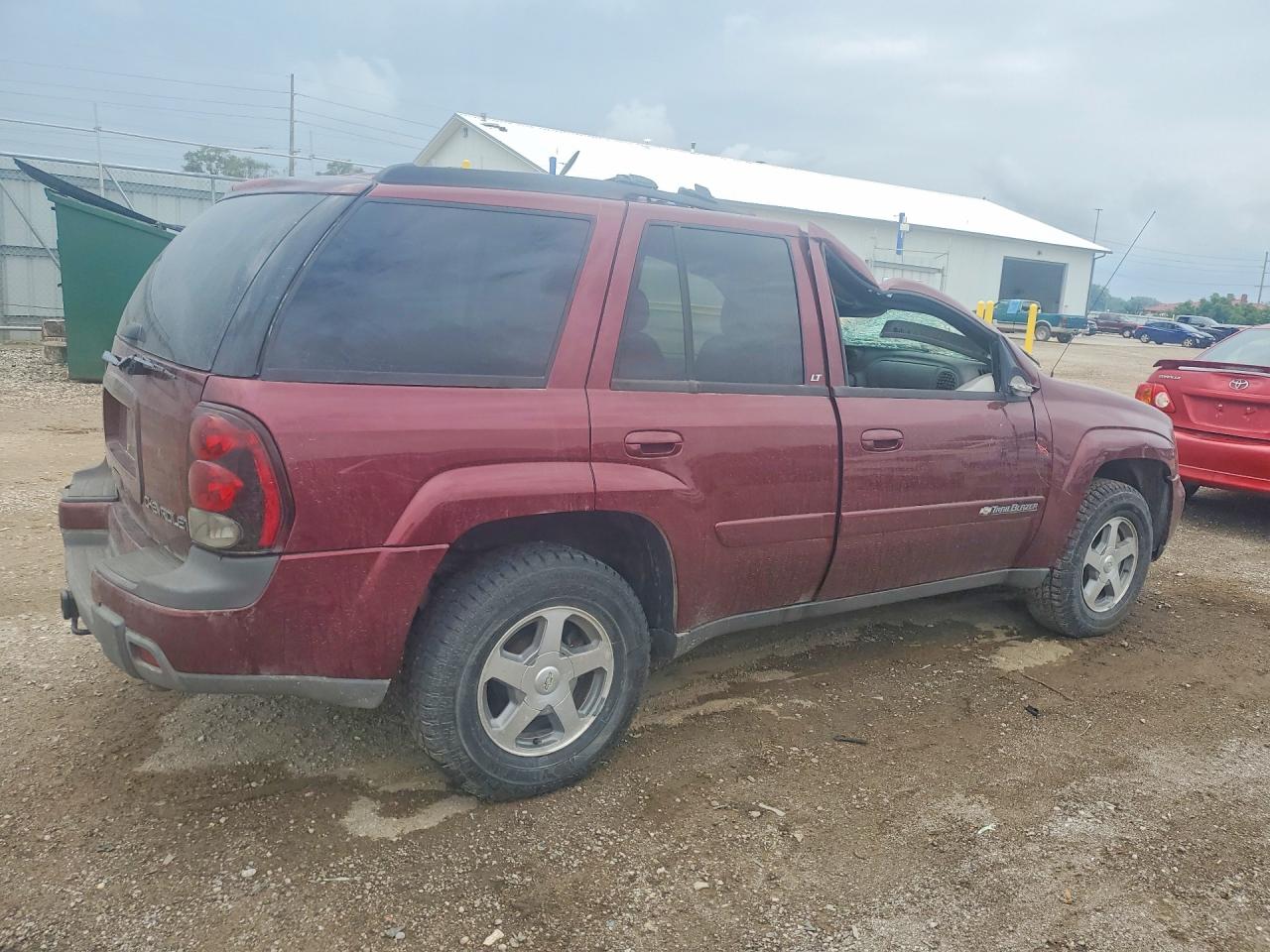 2004 Chevrolet Trailblazer Ls Maroon vin: 1GNDT13S042385590