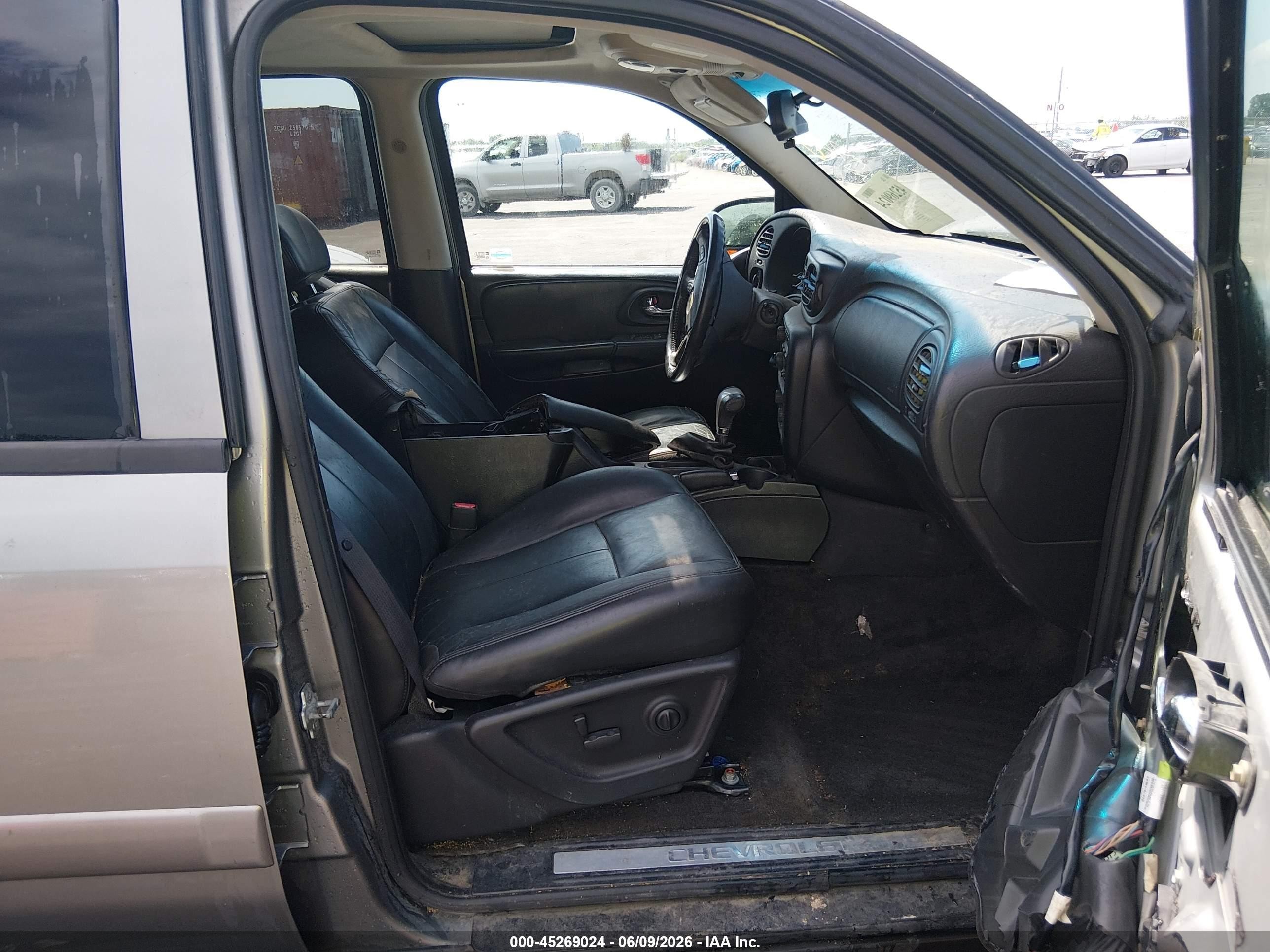 2005 Chevrolet Trailblazer Lt Gray vin: 1GNDT13S052123795