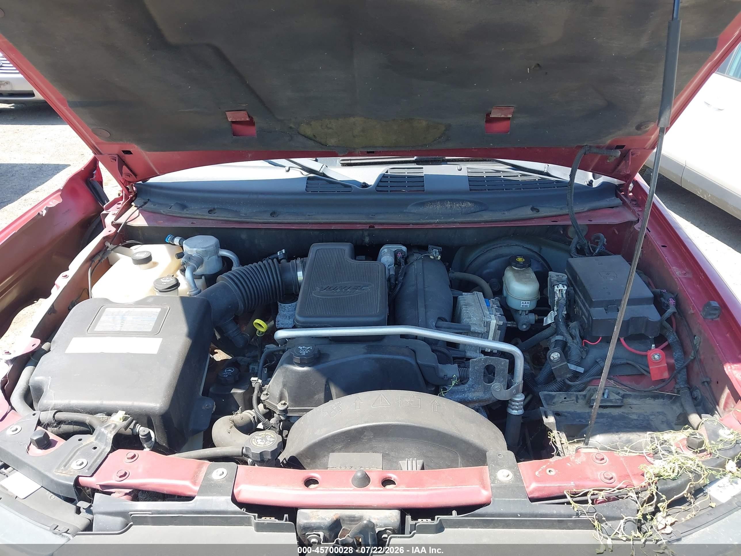 2005 Chevrolet Trailblazer Lt Red vin: 1GNDT13S052217384