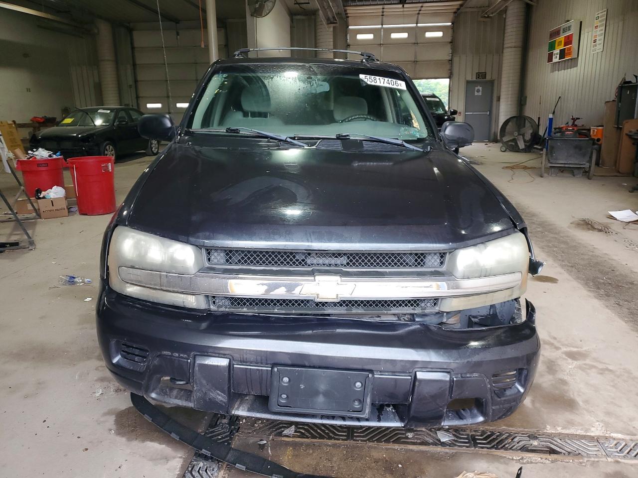 2005 Chevrolet Trailblazer Ls Charcoal vin: 1GNDT13S052228451