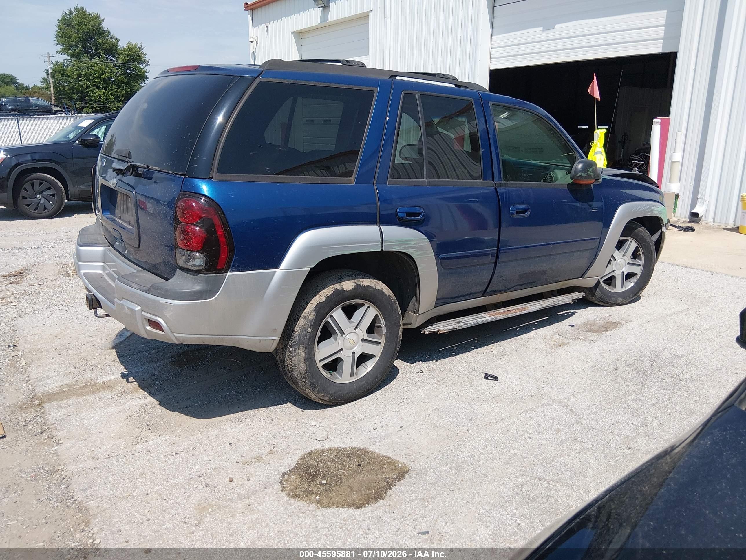 2005 Chevrolet Trailblazer Lt Blue vin: 1GNDT13S052327254