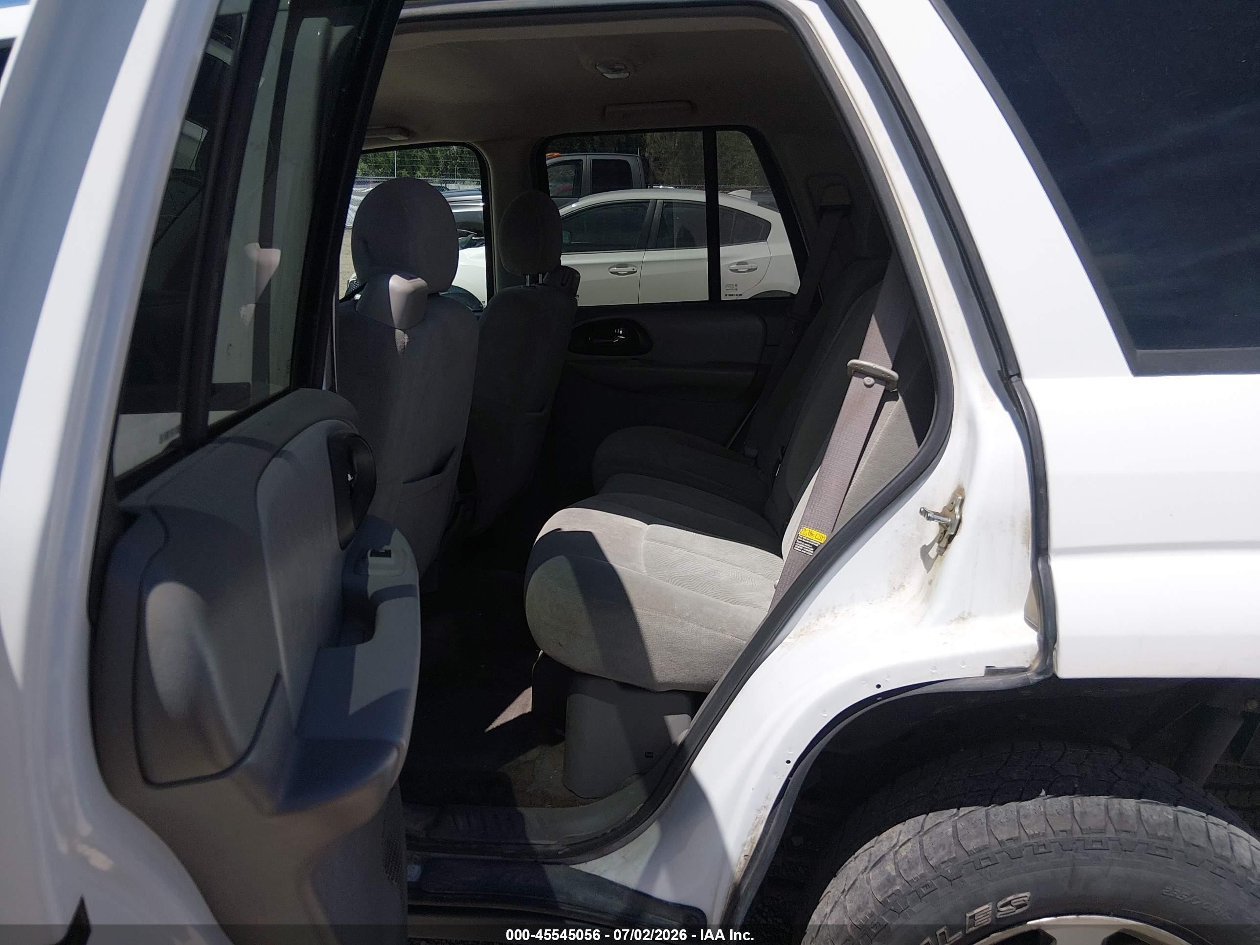 2006 Chevrolet Trailblazer Ls White vin: 1GNDT13S062147273