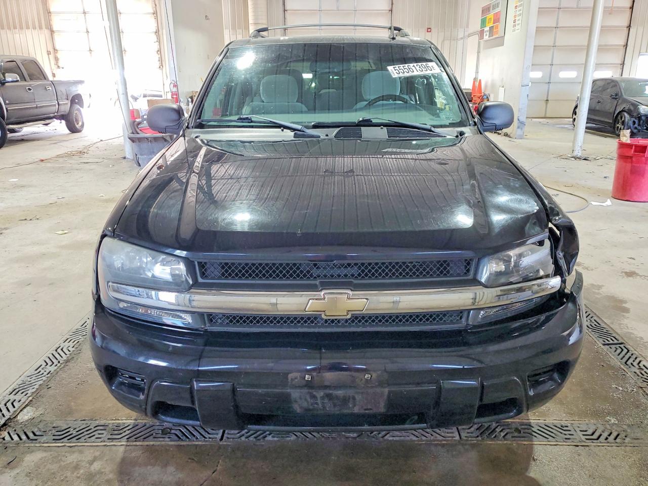 2006 Chevrolet Trailblazer Ls Black vin: 1GNDT13S062212137