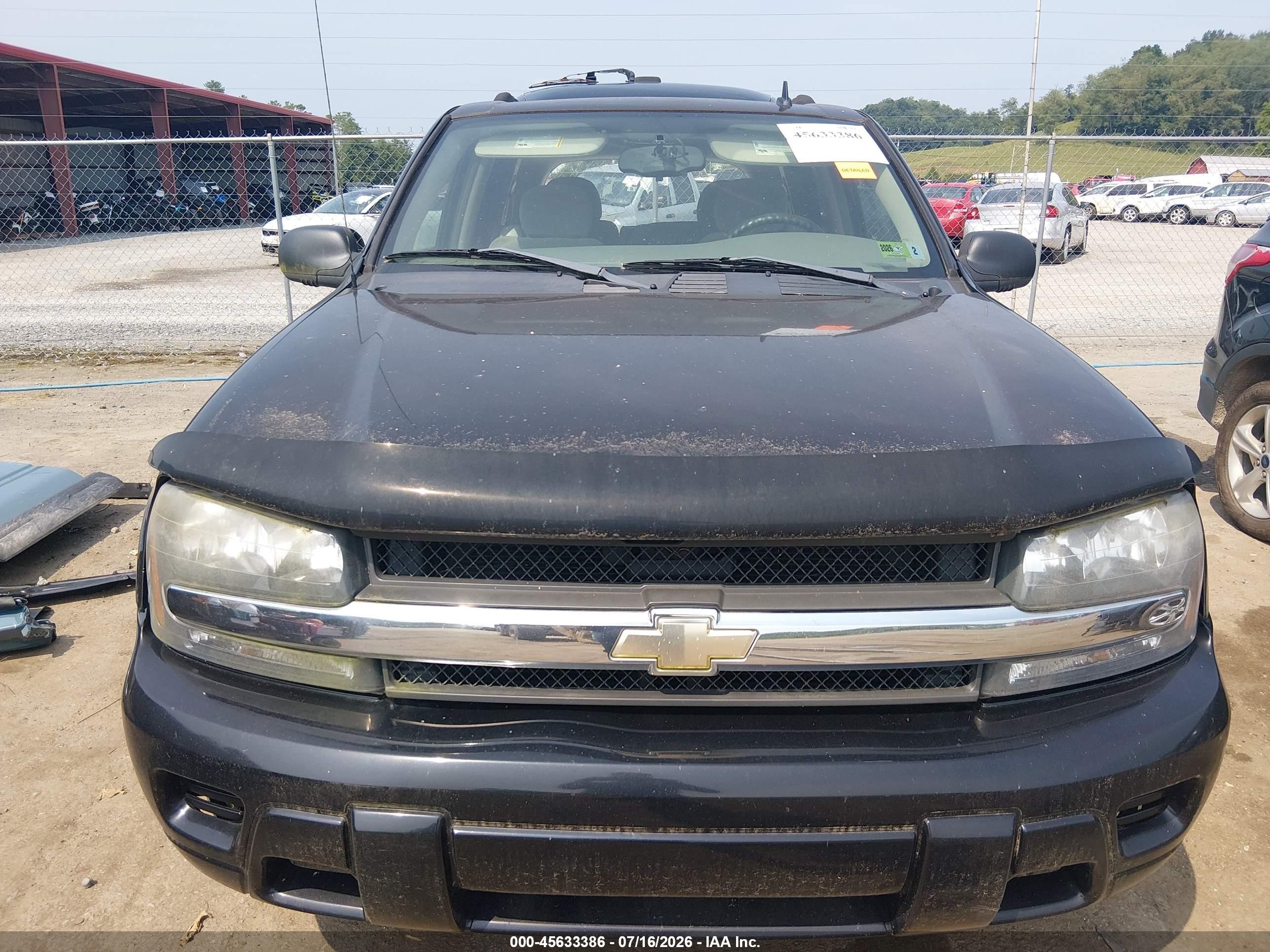 2006 Chevrolet Trailblazer Ls Черный vin: 1GNDT13S062267106