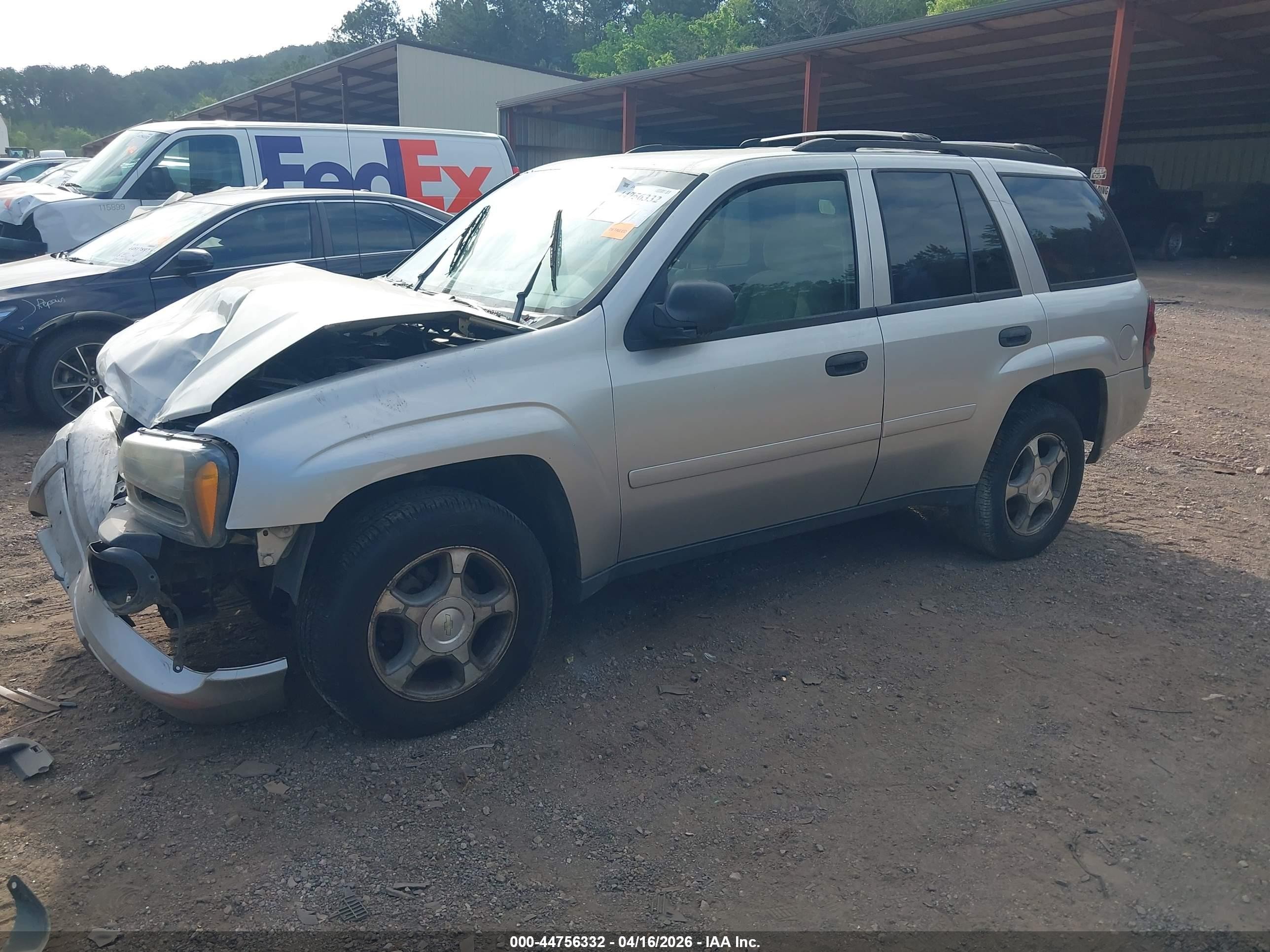 2006 Chevrolet Trailblazer Ls Champagne vin: 1GNDT13S062335534