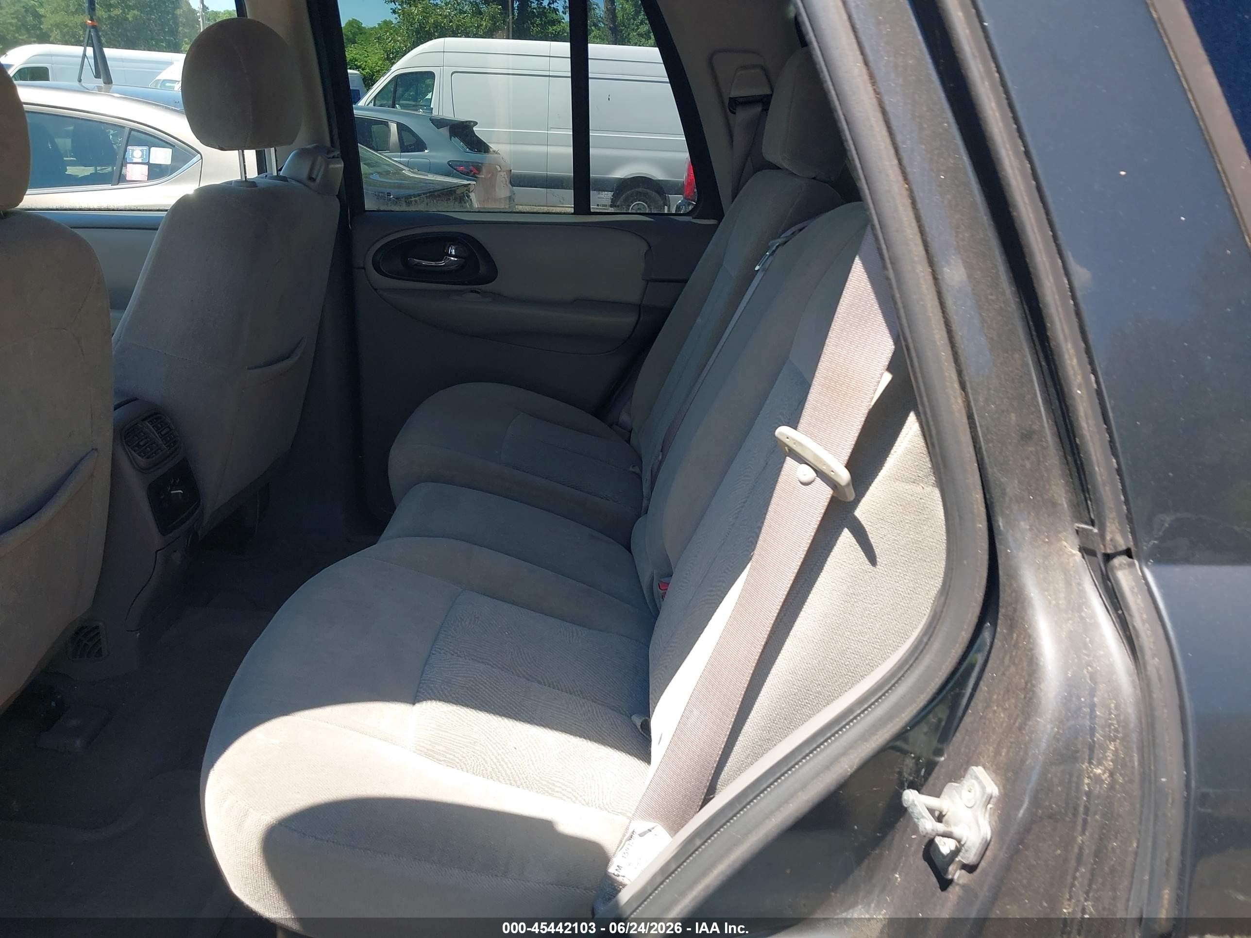 2007 Chevrolet Trailblazer Ls Gray vin: 1GNDT13S072159165