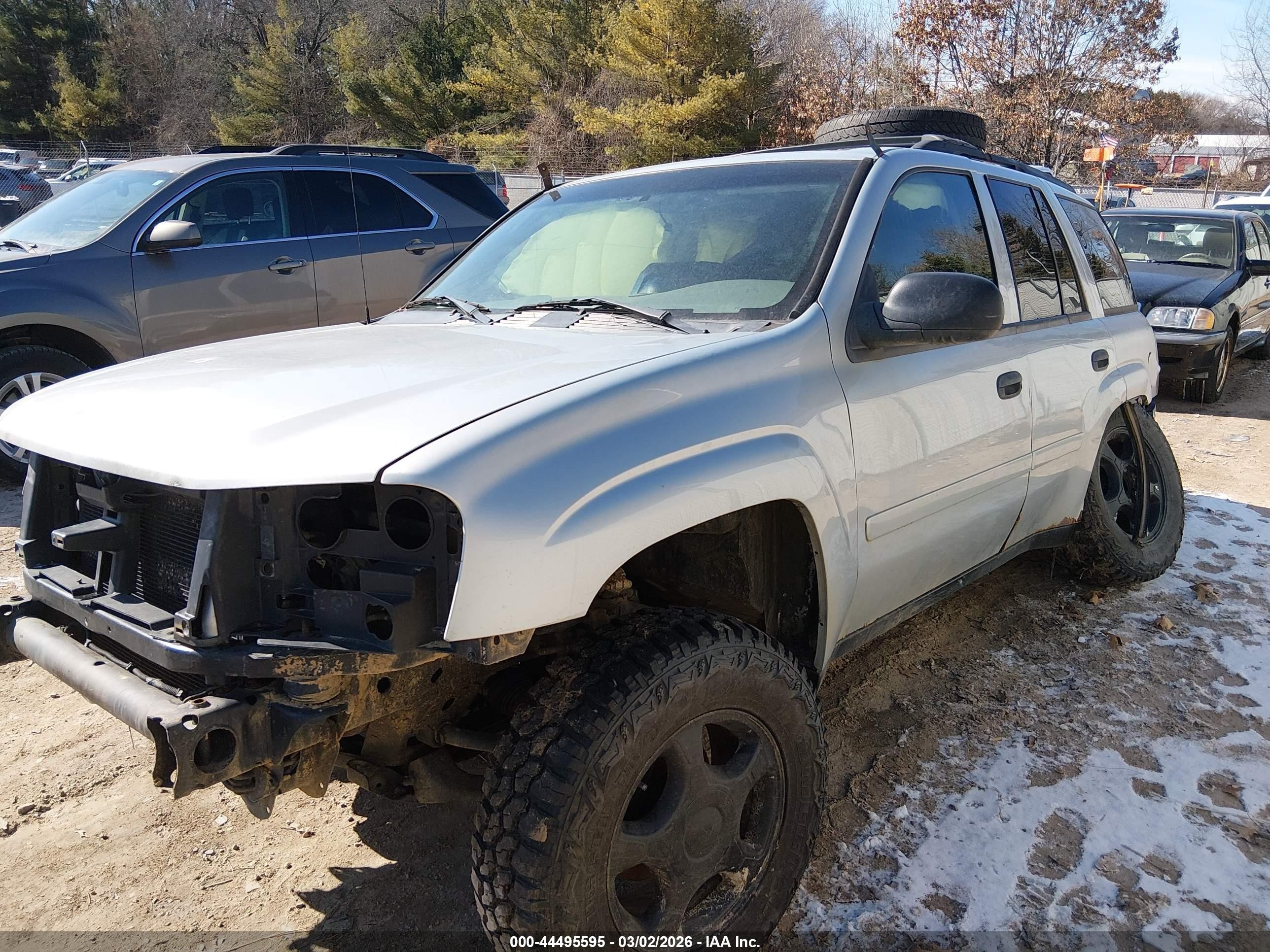 2008 Chevrolet Trailblazer Fleet Gray vin: 1GNDT13S082124370