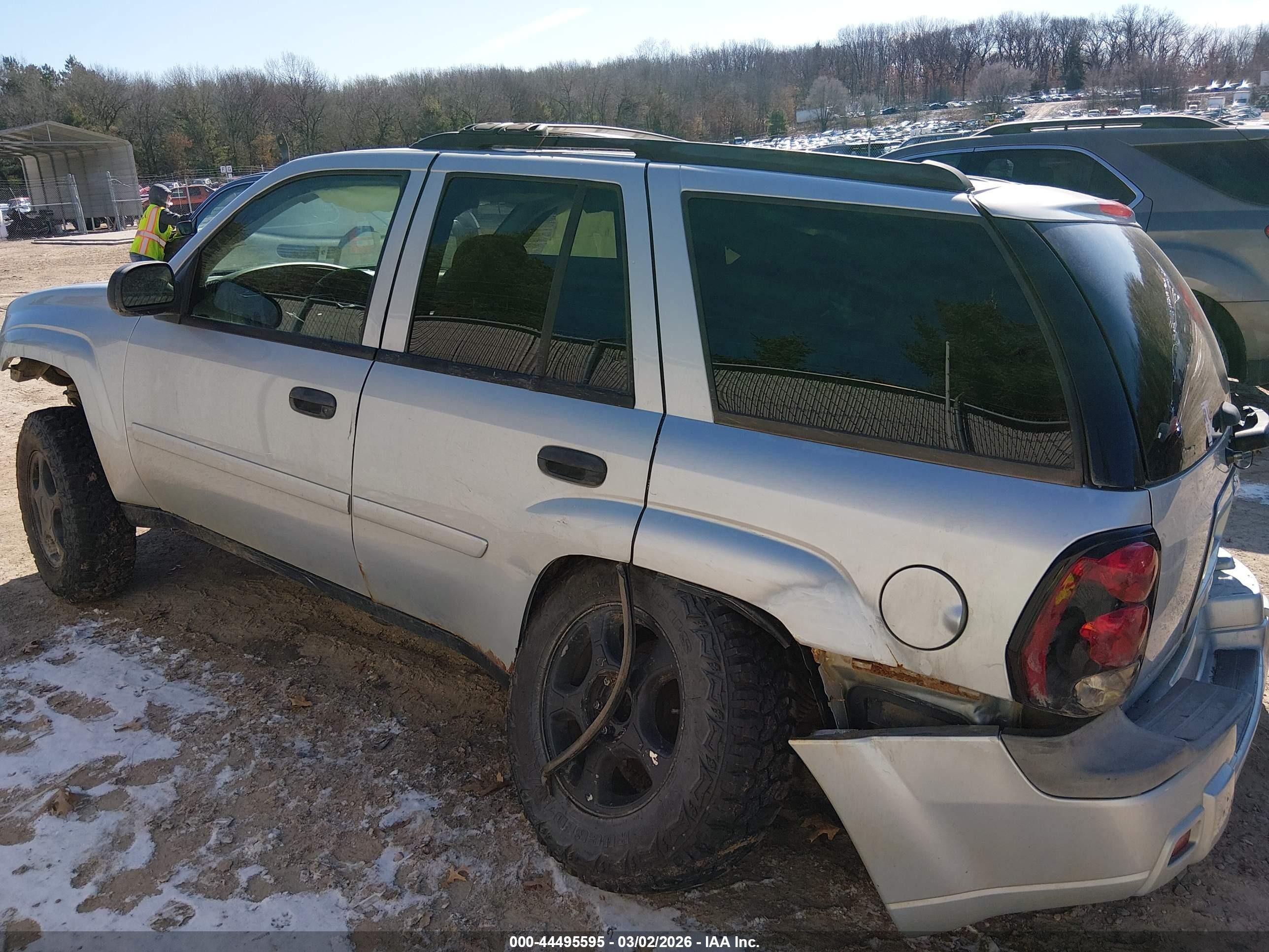 2008 Chevrolet Trailblazer Fleet Gray vin: 1GNDT13S082124370