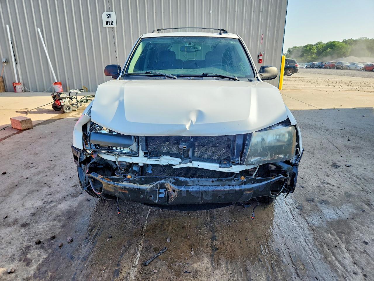 2008 Chevrolet Trailblazer Ls White vin: 1GNDT13S082183368